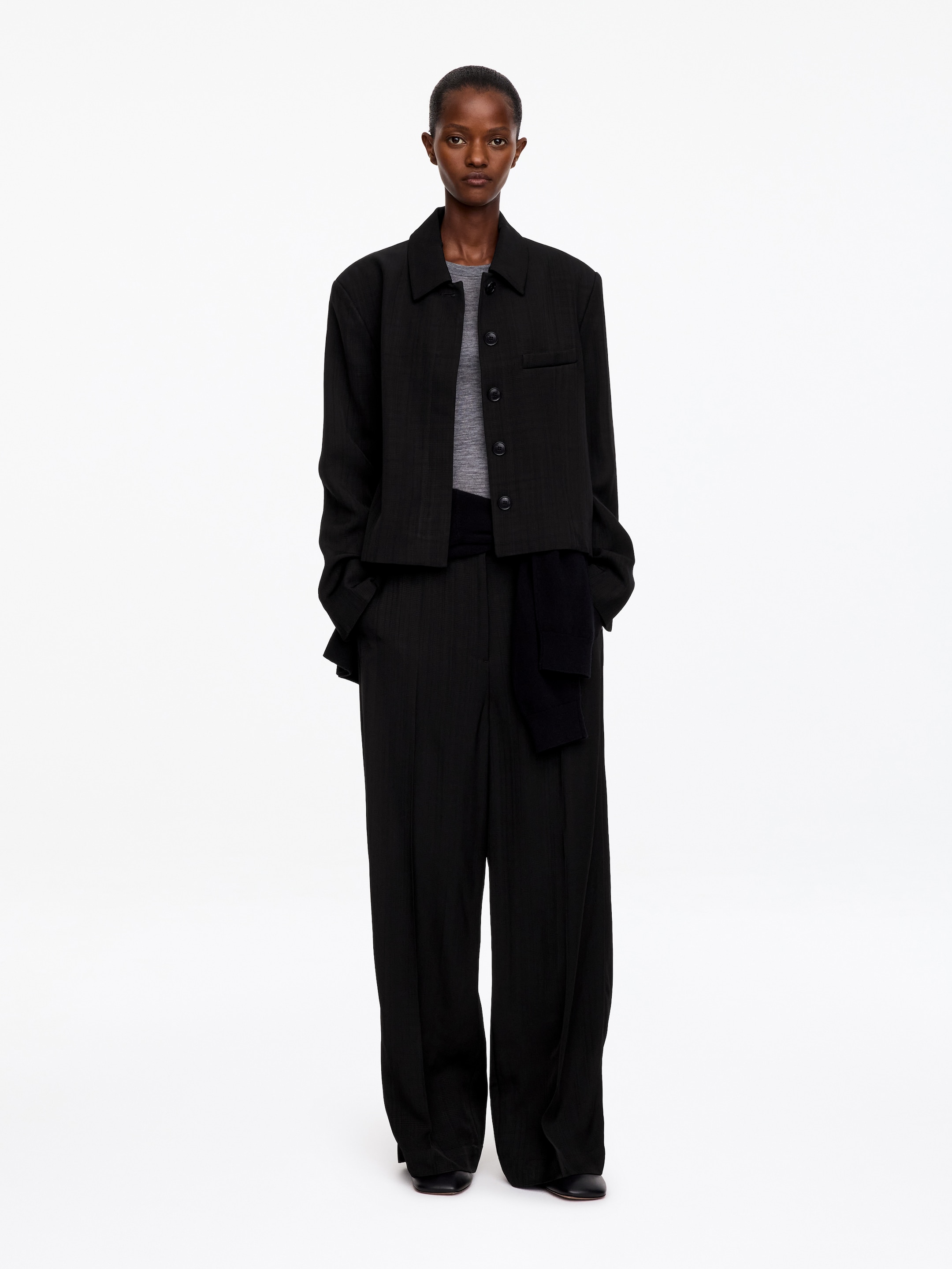 Kurze Jacke - Schwarz - Regular Fit - women - StillMedia/Lookbook - 4