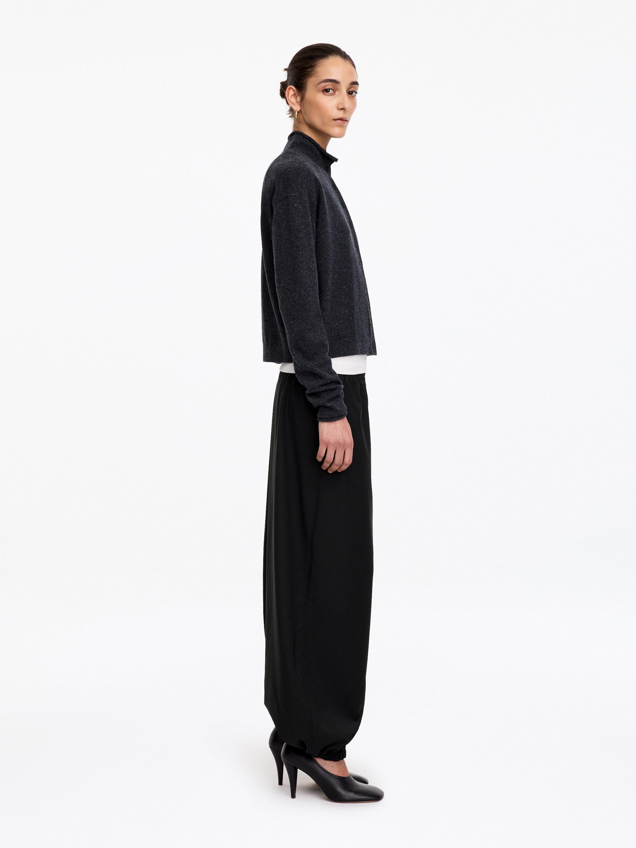 Barrel leg byxor - Svart - Relaxed fit - women - StillMedia/Lookbook - 15