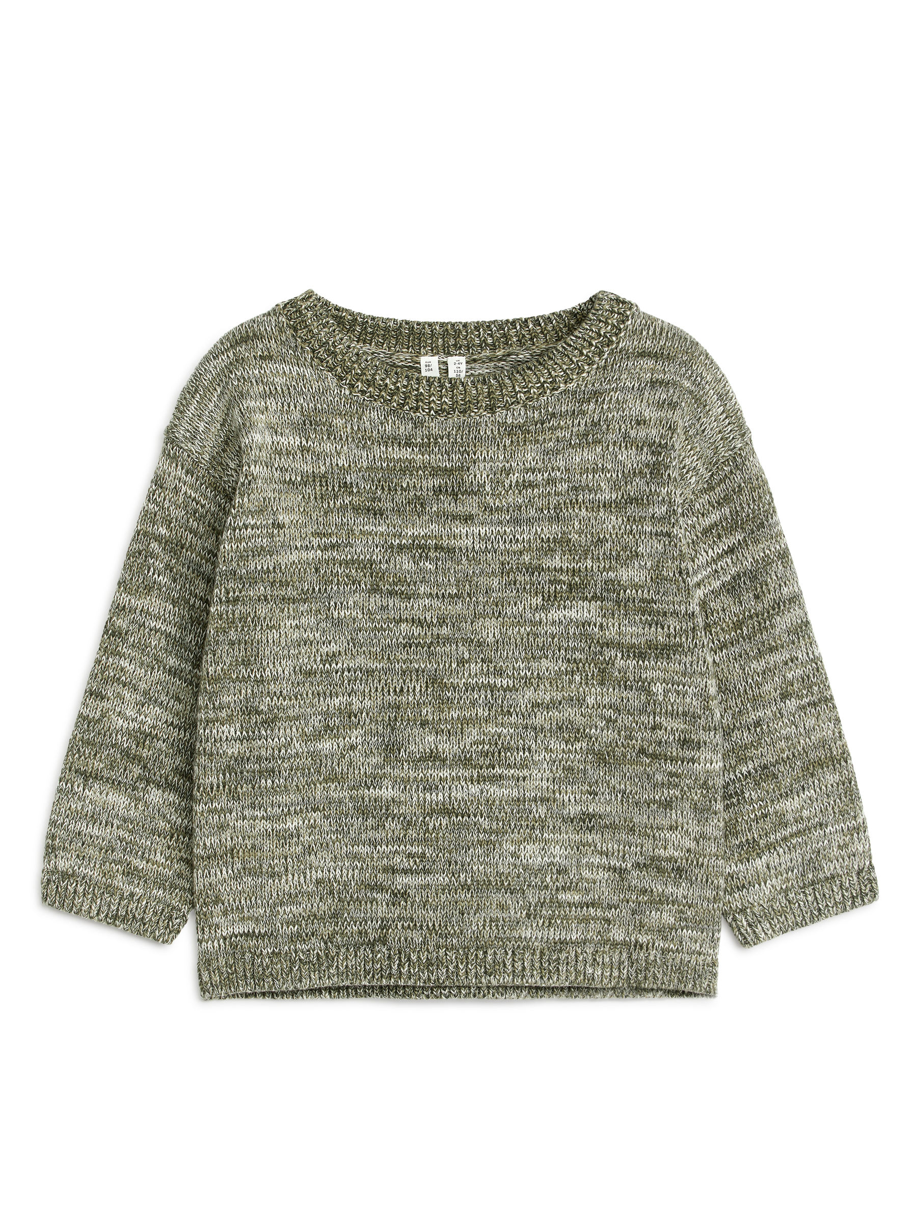 Baumwollstrickpullover - Khaki meliert - Regular Fit - Children - StillMedia/DescriptiveStillLife - 2