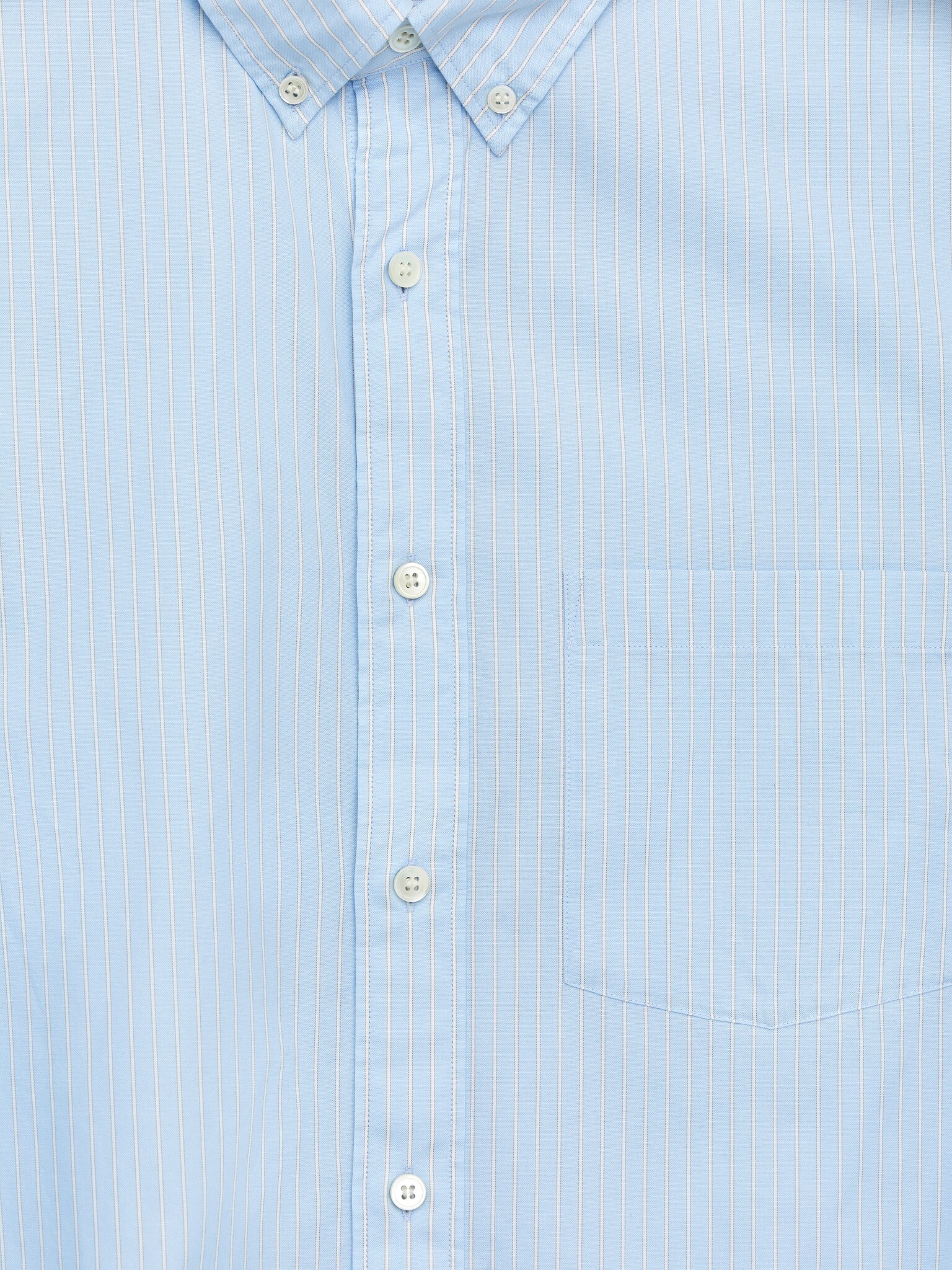 Chemise boutonnée décontractée - Bleu clair/Rayures/Bleu/Rayé - 2