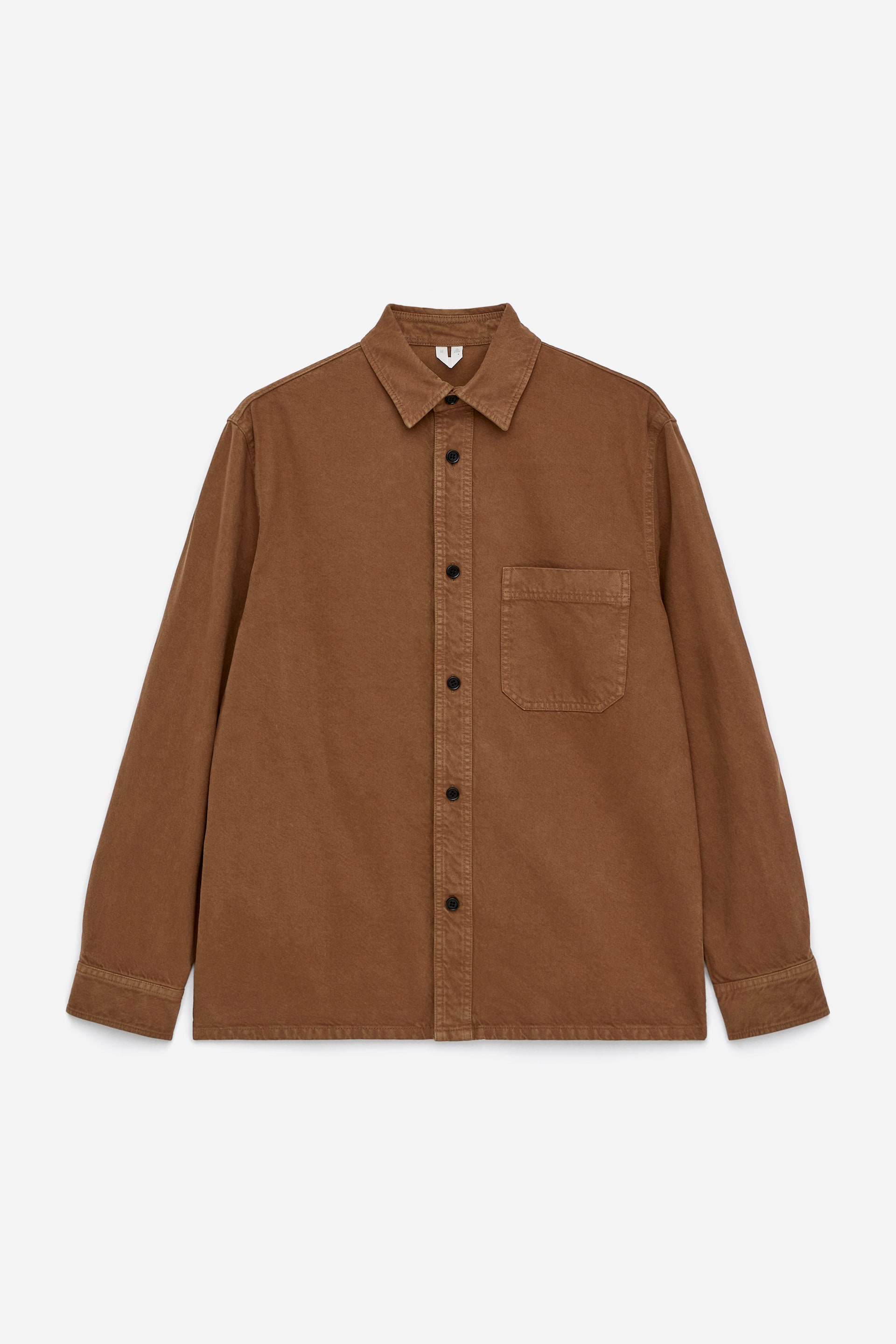 Zobacz większy obraz: Bawełniana koszula wierzchnia - Brązowy - ON | H&M PL 1