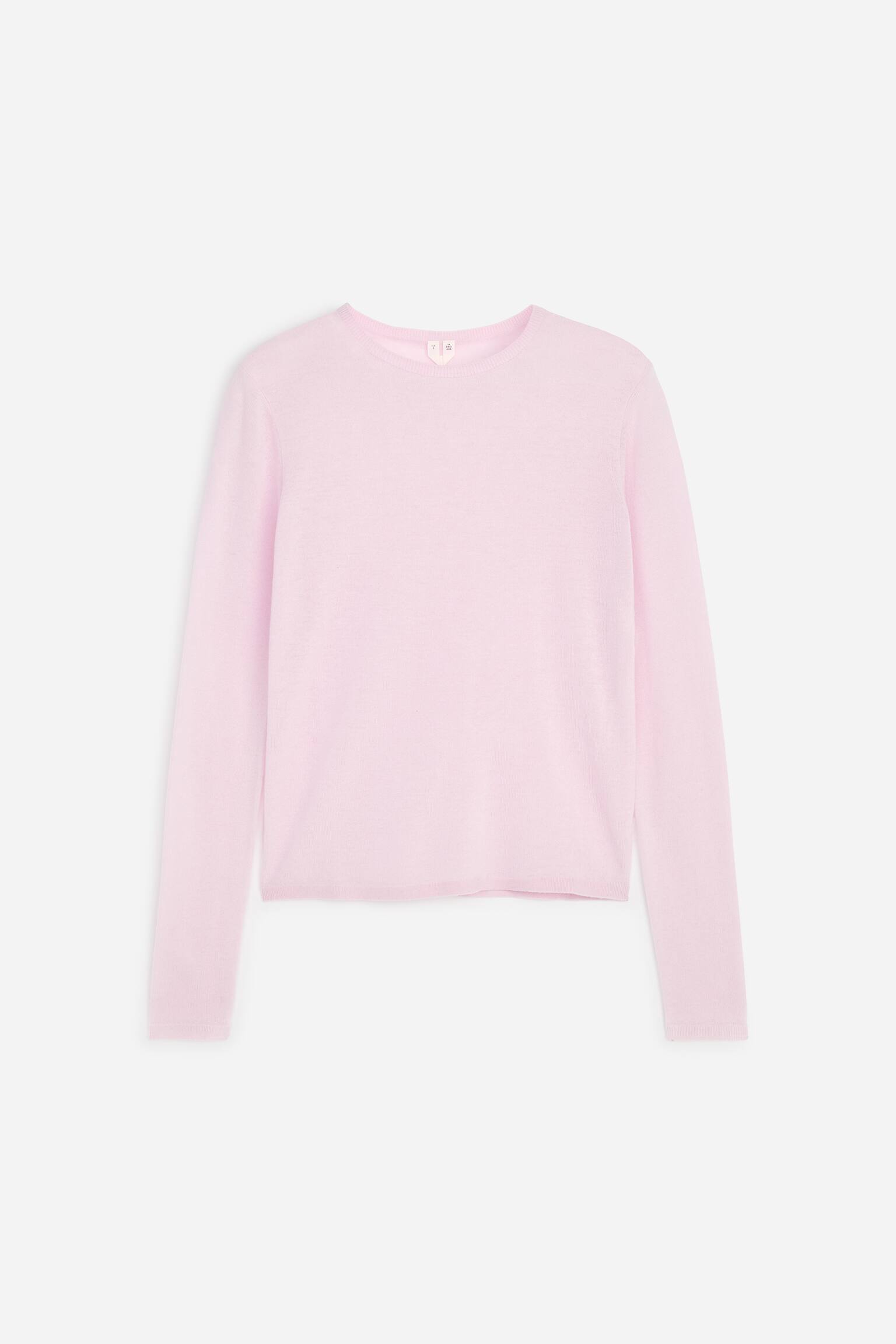 Pull en pur cachemire - Rose/gris/Bleu foncé/Rose/gris