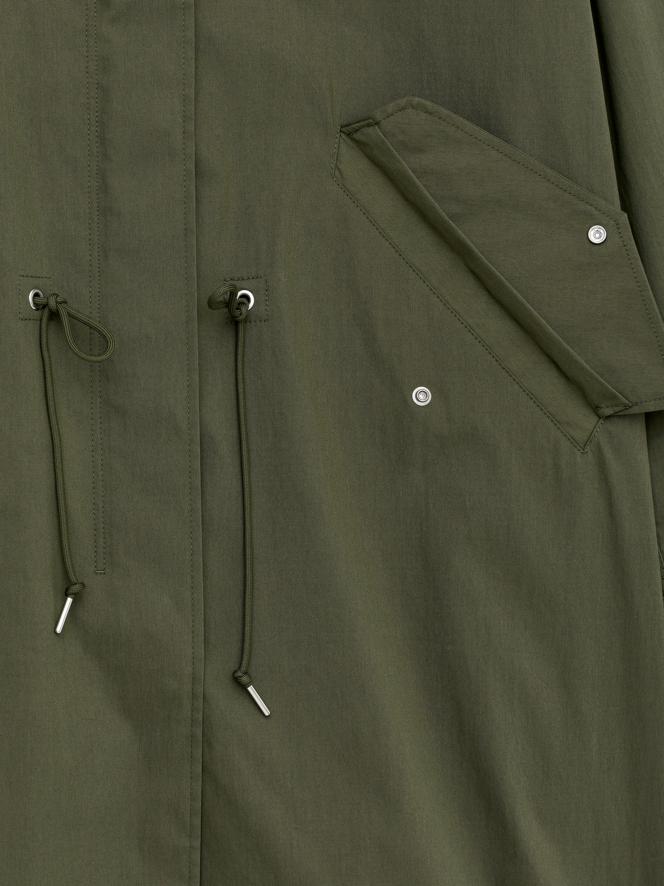 Visualizza immagine più grande: Parka senza fodera a coda di pesce - Verde kaki - DONNA | H&M IT 8