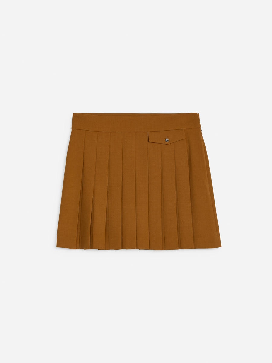 ARKET Women's  Pleated Skirt Yellow,  size 38