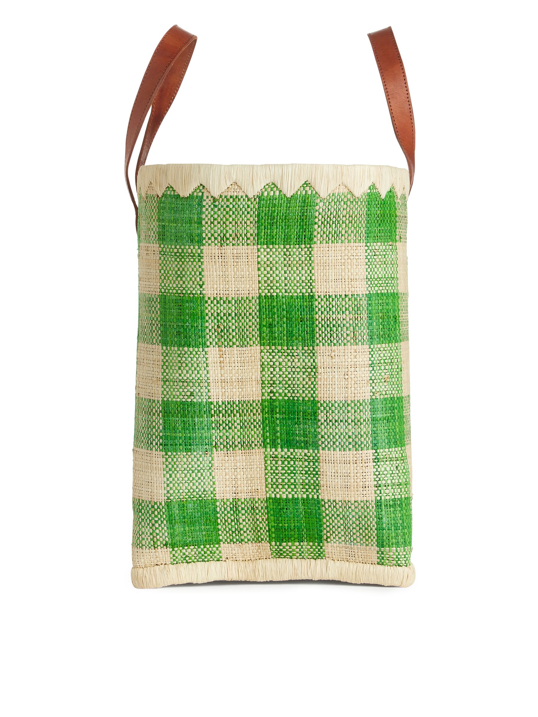 Große Raffiabasttasche von A World of Craft - Grün/Beige - Damen - StillMedia/DescriptiveStillLife - 3