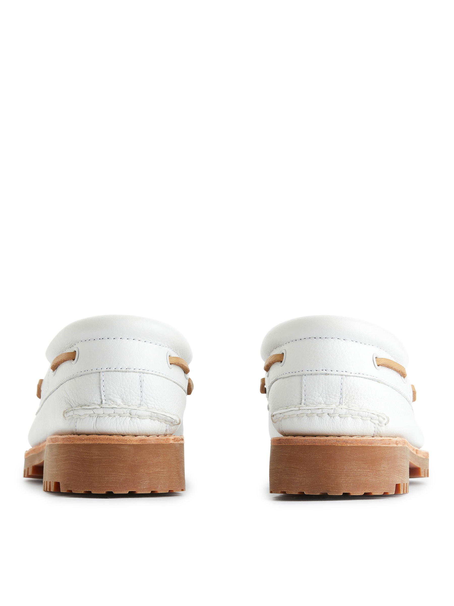Timberland 3-Eye Lug Handsewn Boat Shoe - White - Men - StillMedia/DescriptiveStillLife - 2