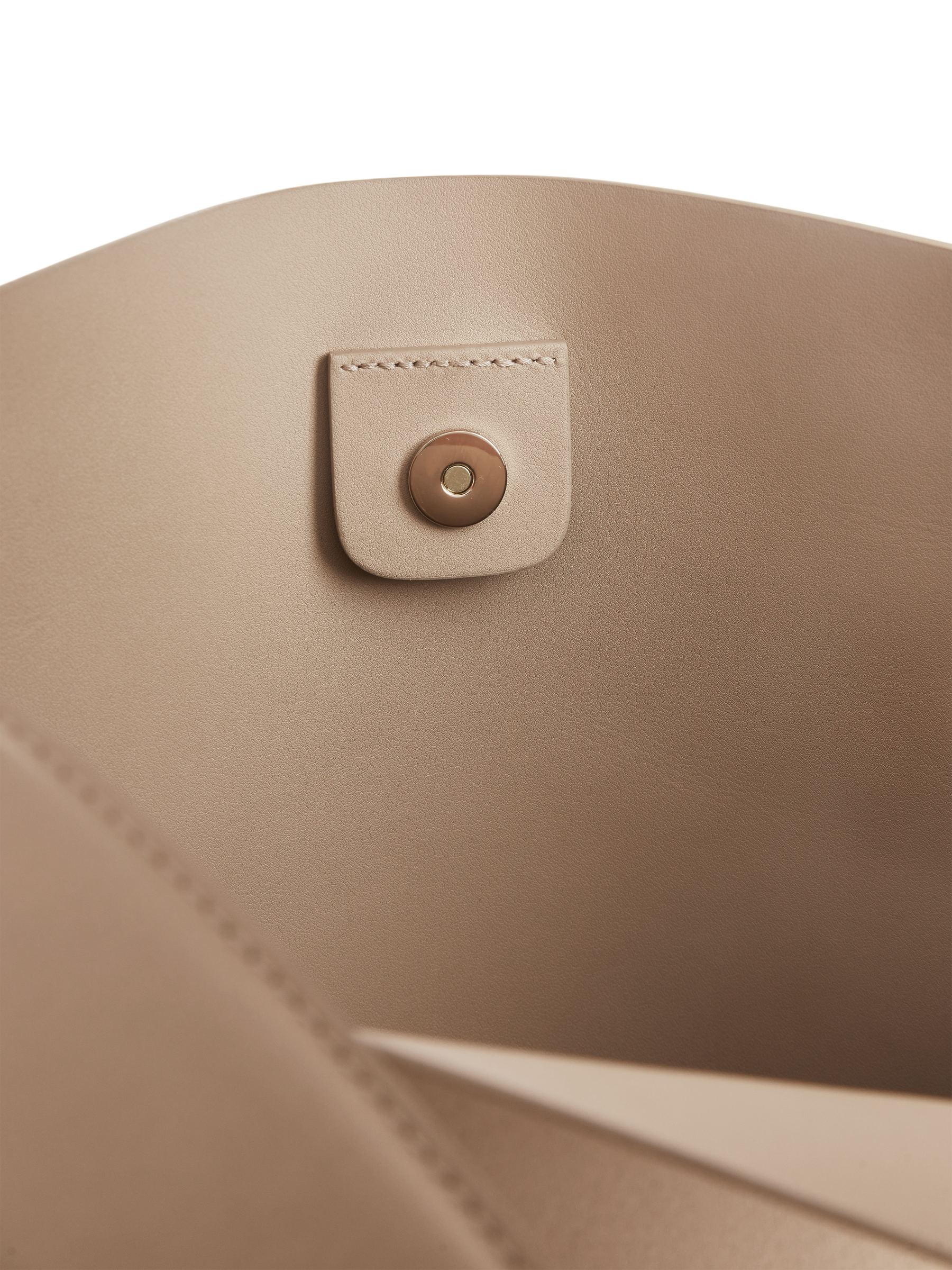 Rigid Leather Tote - Beige - Women - StillMedia/DescriptiveDetail - 2