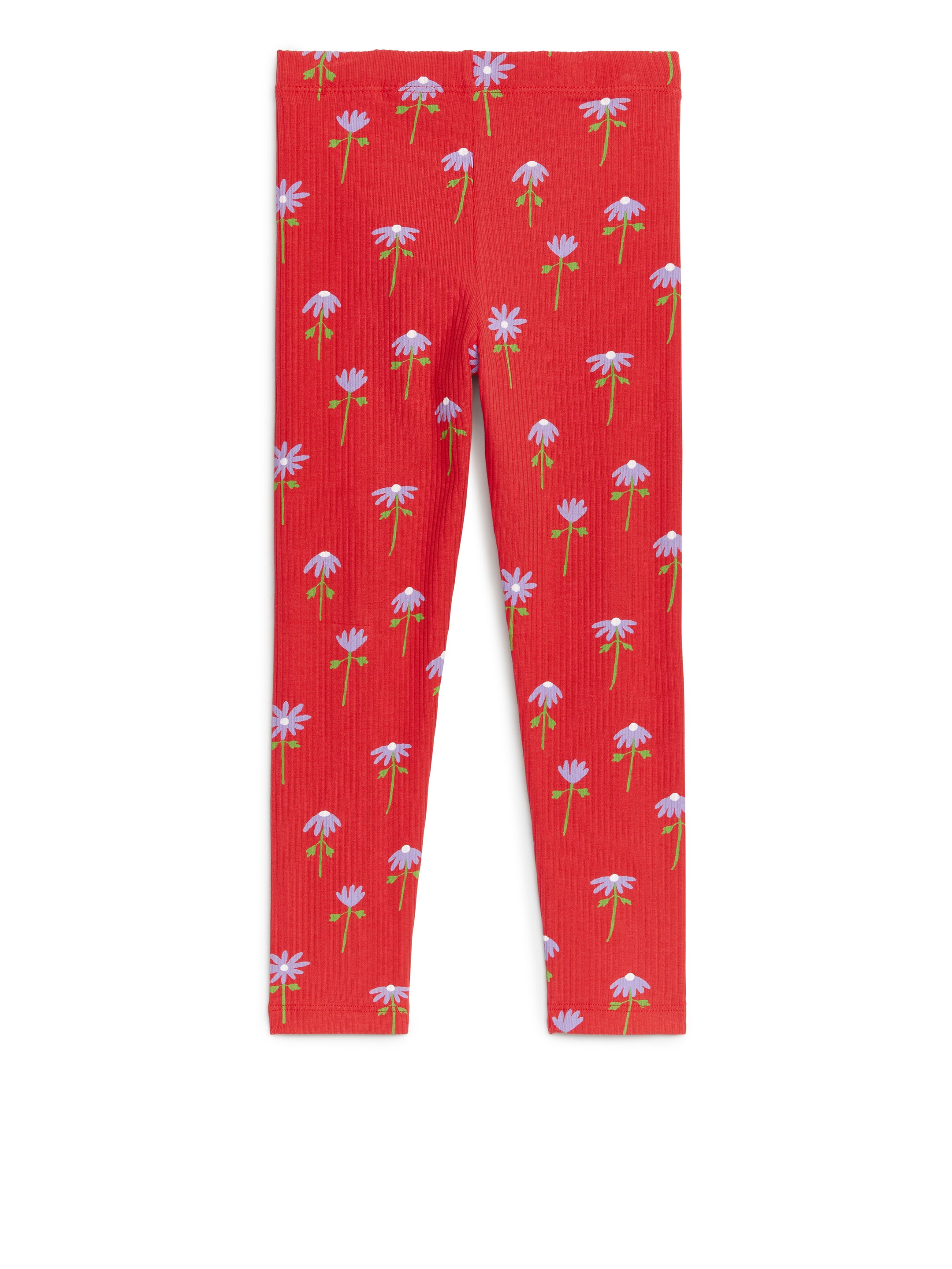 Gerippte Leggings - Rot - Slim Fit - Kinder - StillMedia/DescriptiveStillLife - 3