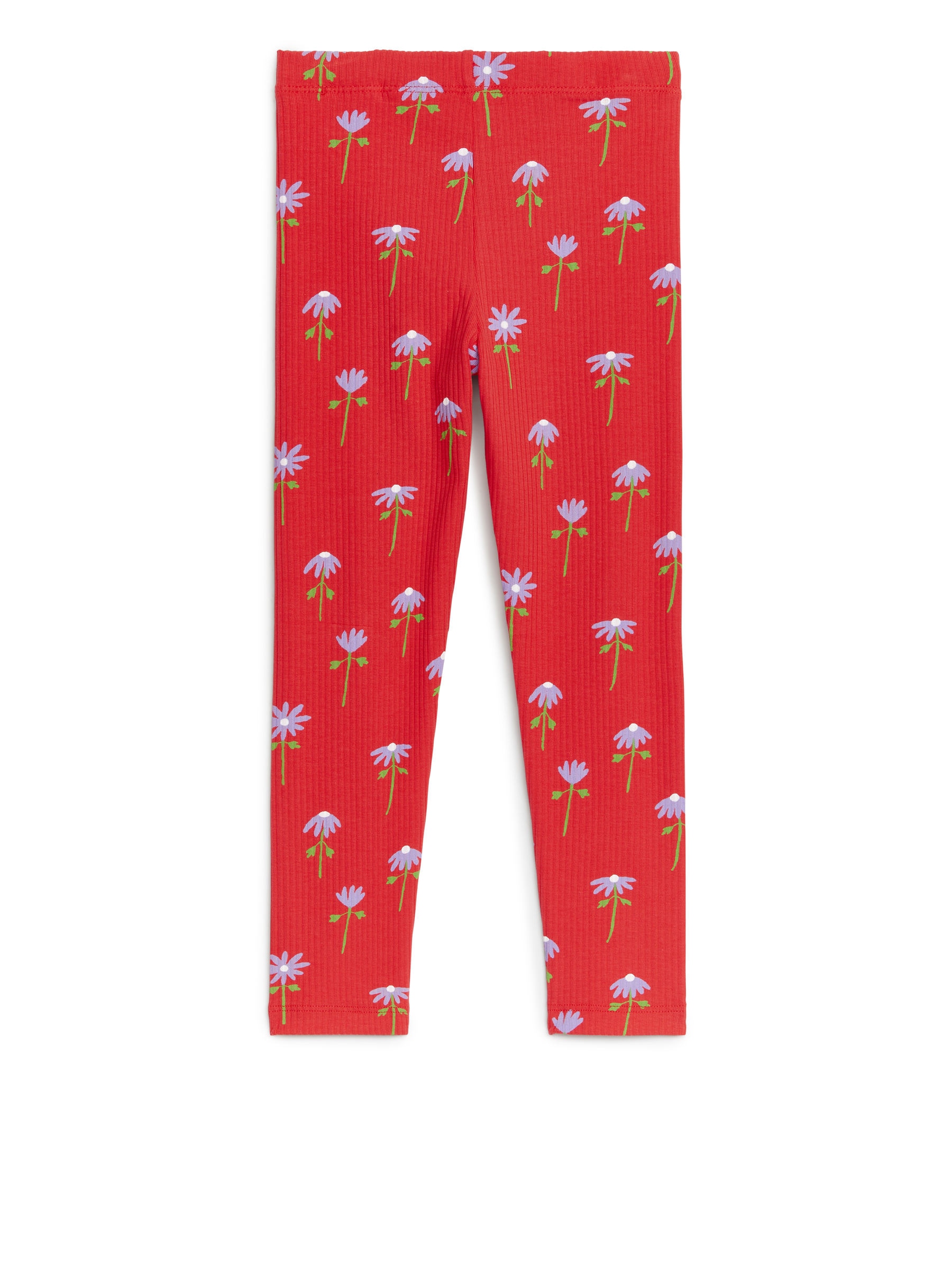 Gerippte Leggings - Rot - Slim Fit - Kinder - StillMedia/DescriptiveStillLife - 3