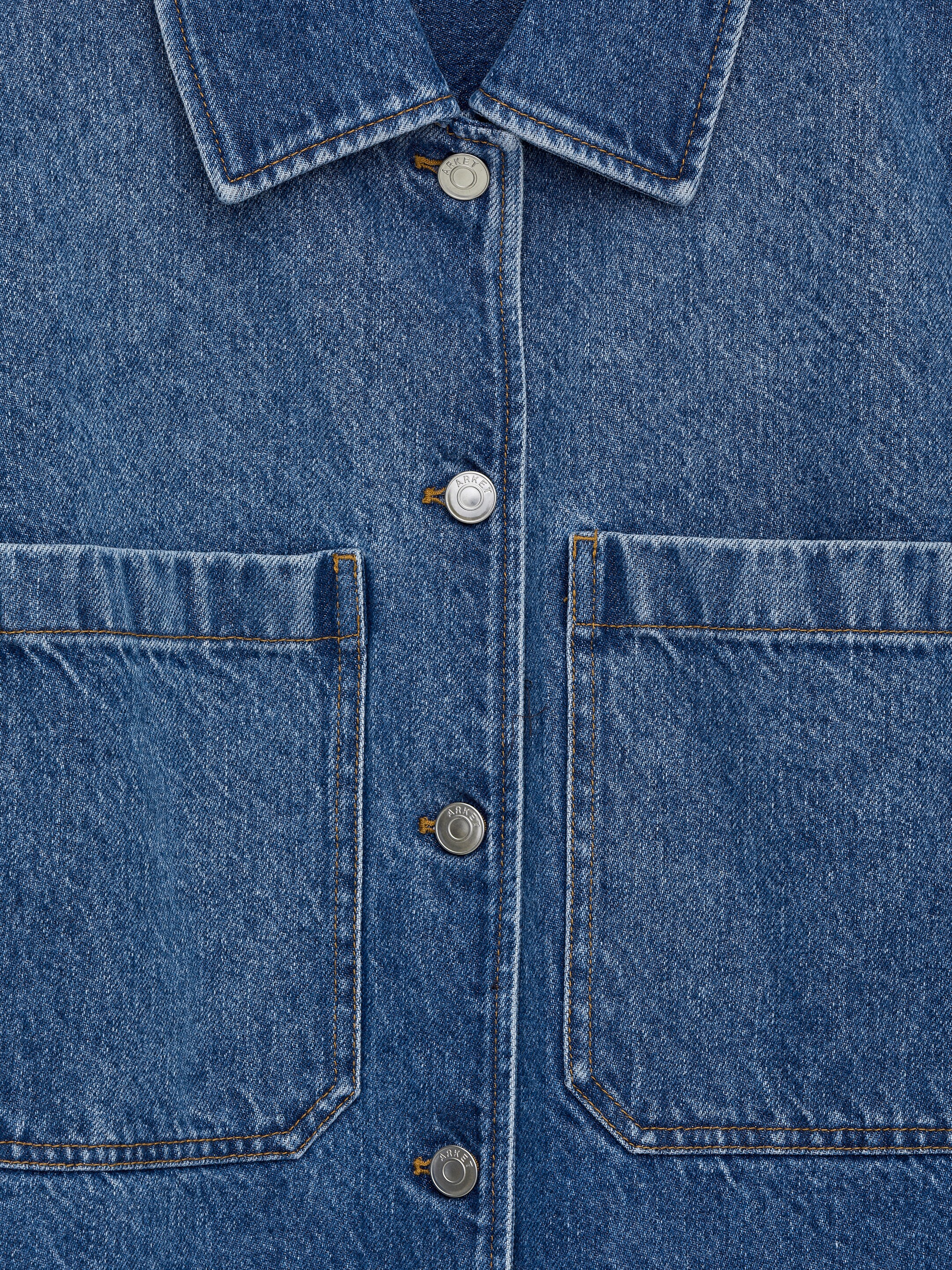 Grösseres Bild ansehen: Denim Overshirt - Blau - DAMEN | H&M CH 6