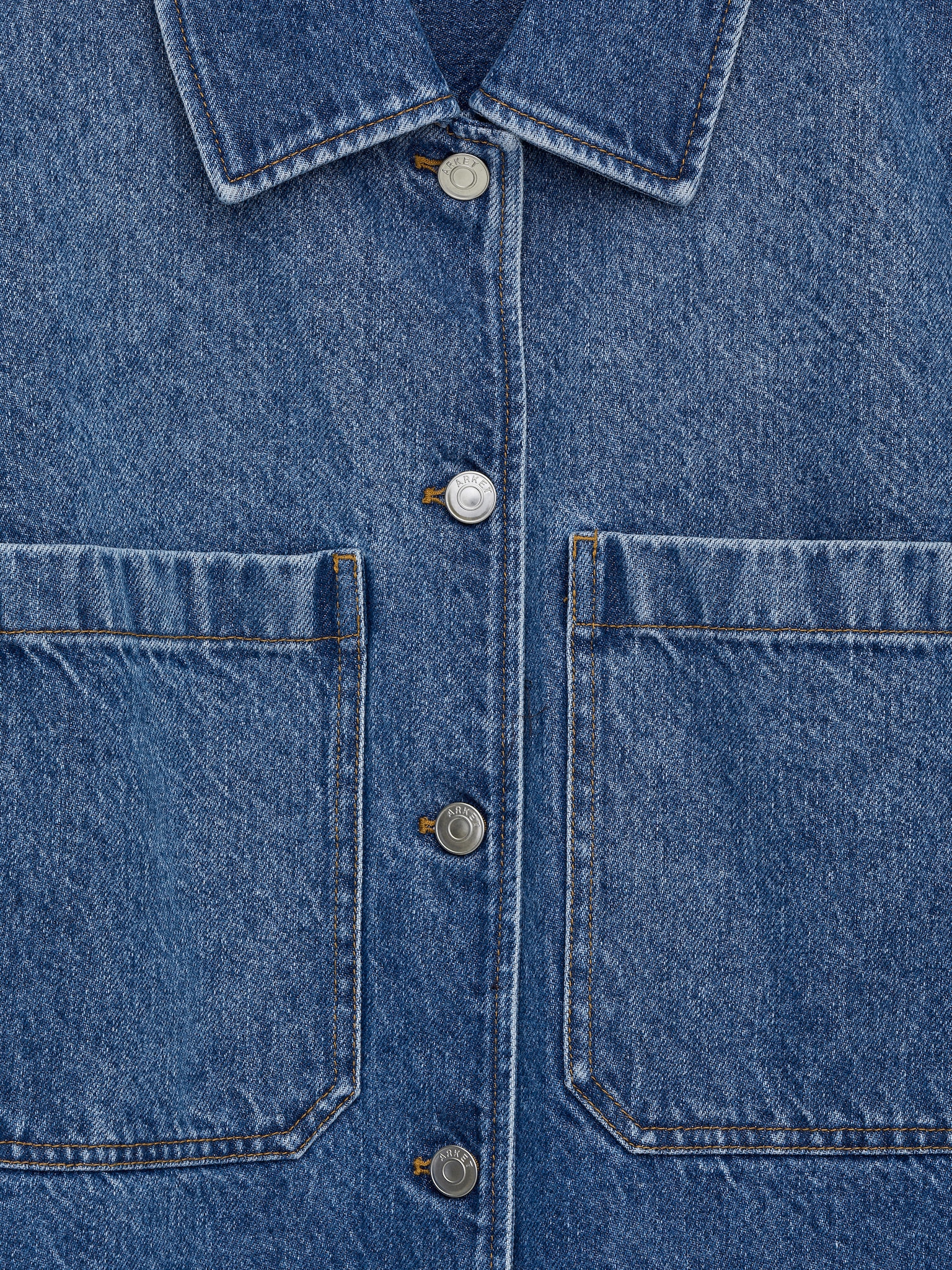 Denim Overshirt - Blau - 3