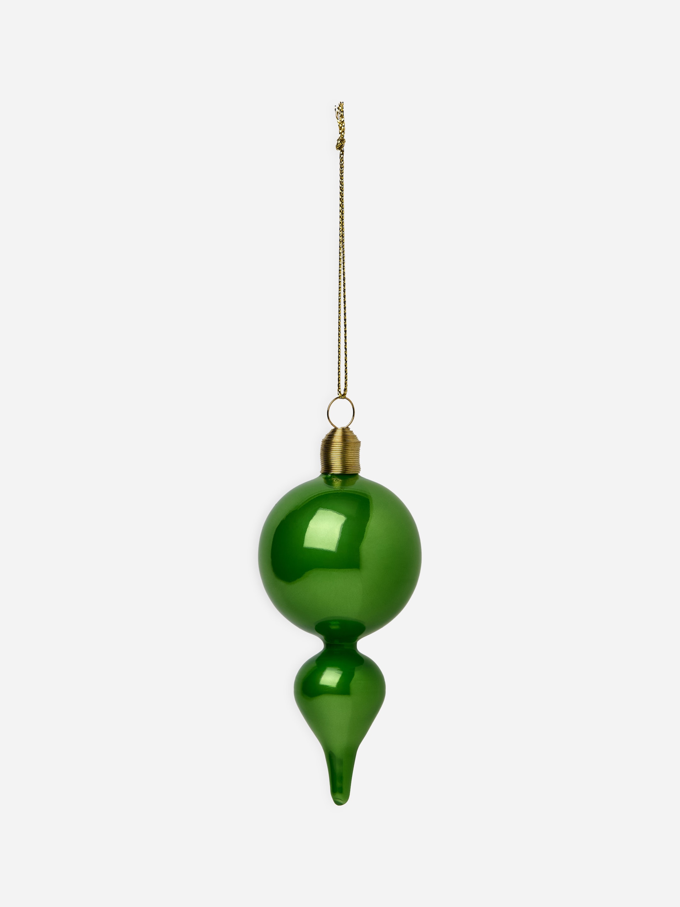 Glass Bauble-#C7DA86-17479