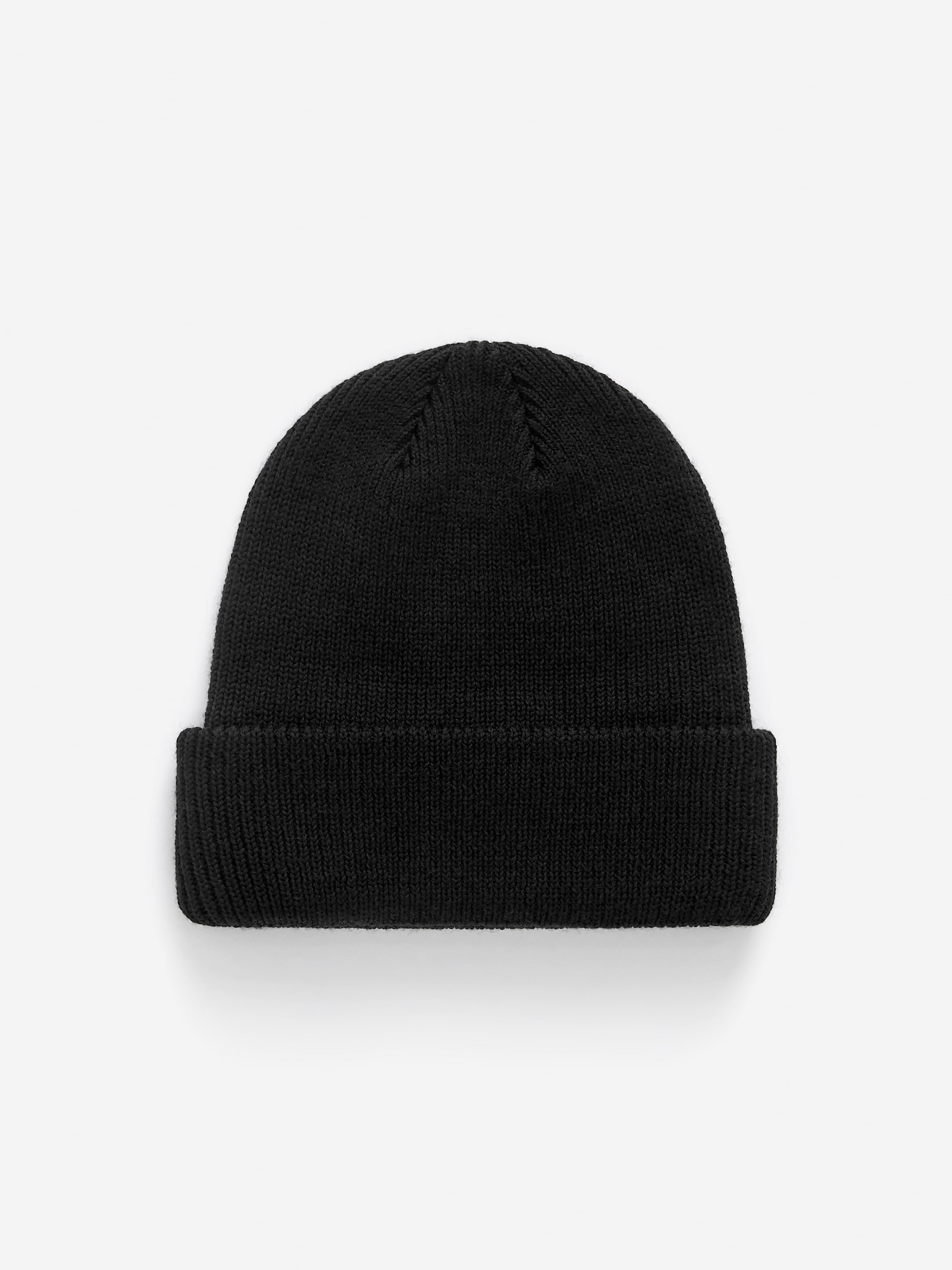 Bonnet en laine et coton-Black-16564