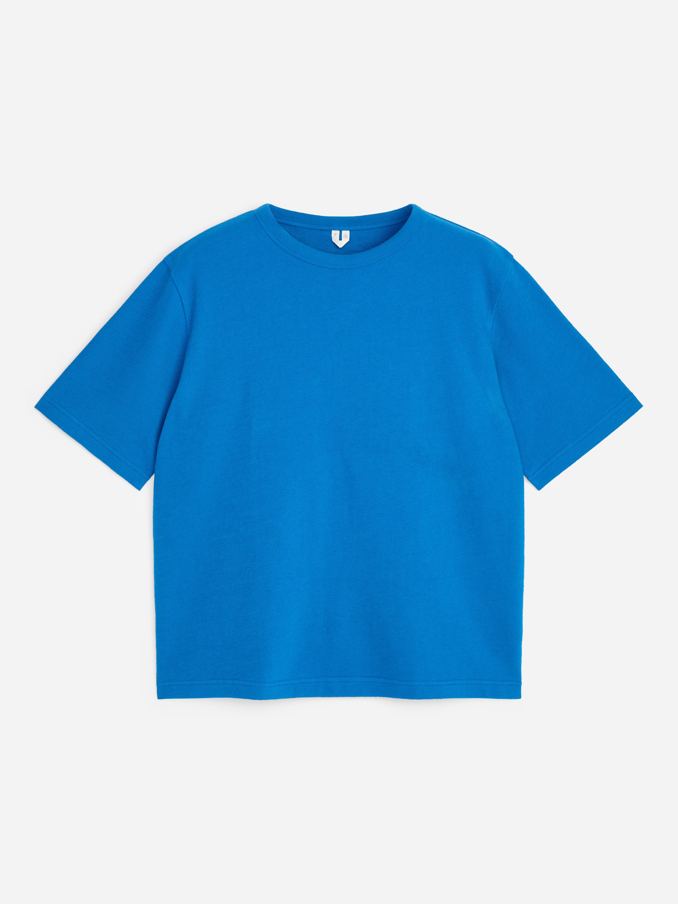 Lockeres Bouclé-T-Shirt - Knallblau/Cremeweiß/Dunkelblau/Streifen