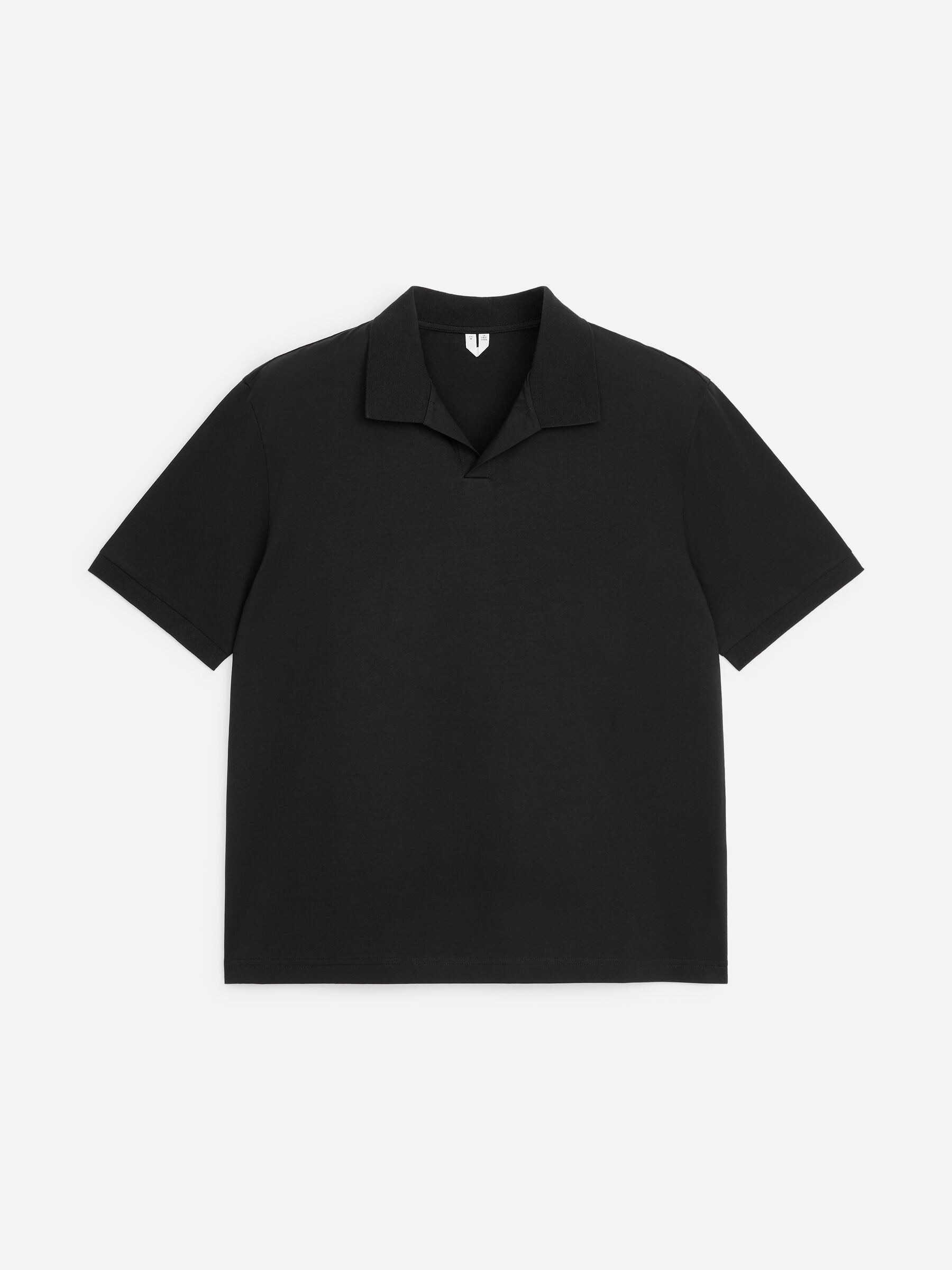 Short-Sleeve Polo Shirt - Black - Regular fit - Men - StillMedia/DescriptiveStillLife - 1