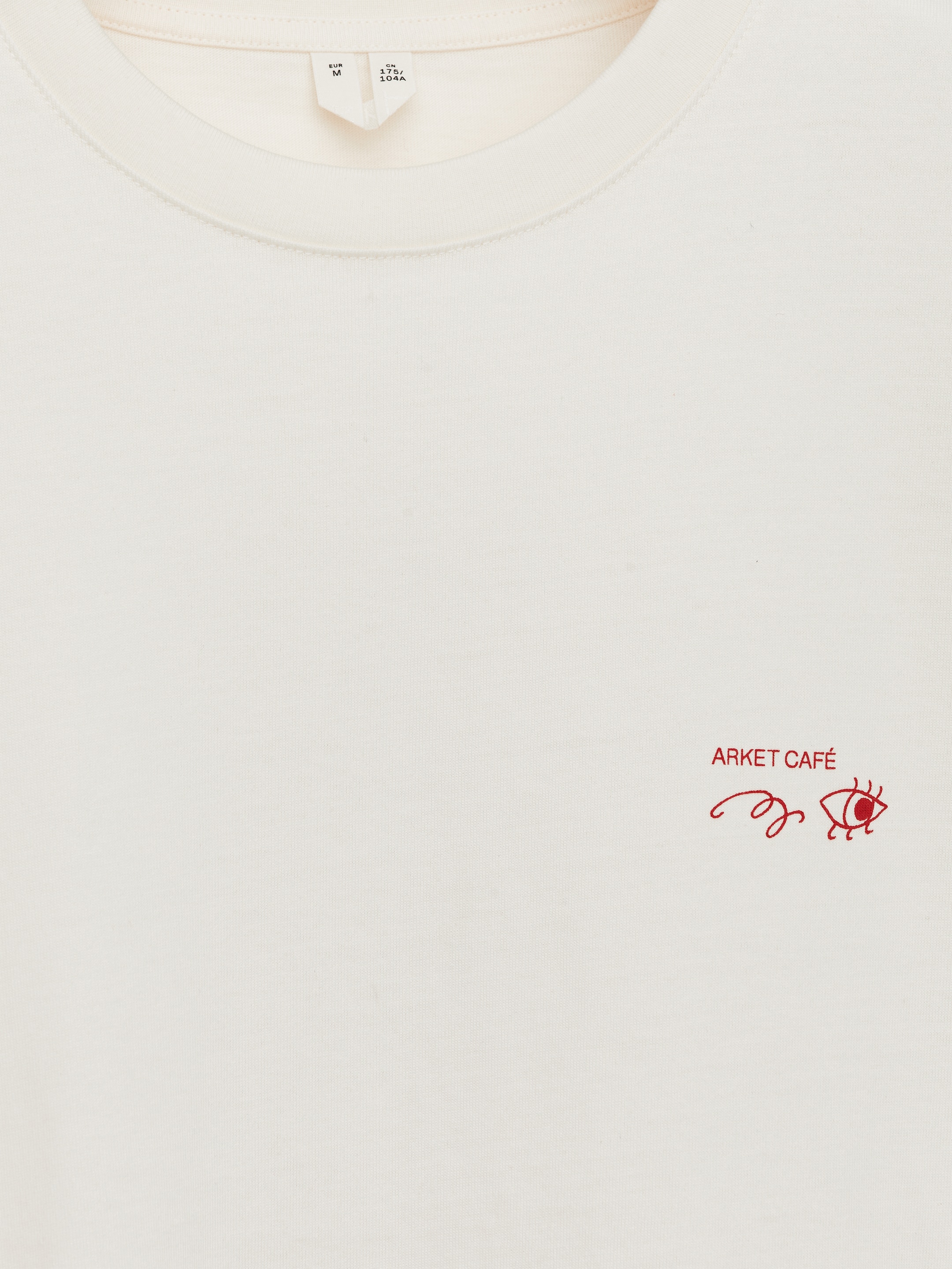 View larger image: ARKET CAFÉ Short-Sleeve T-Shirt - White - Men | H&M GB 3