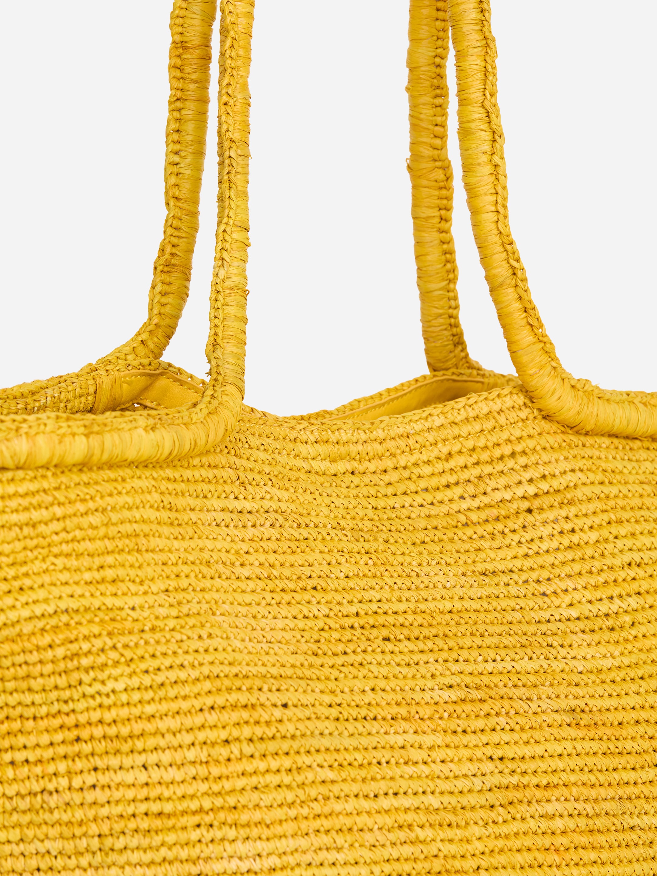 Raffia Tote Bag - Yellow - Women - StillMedia/DescriptiveDetail - 3