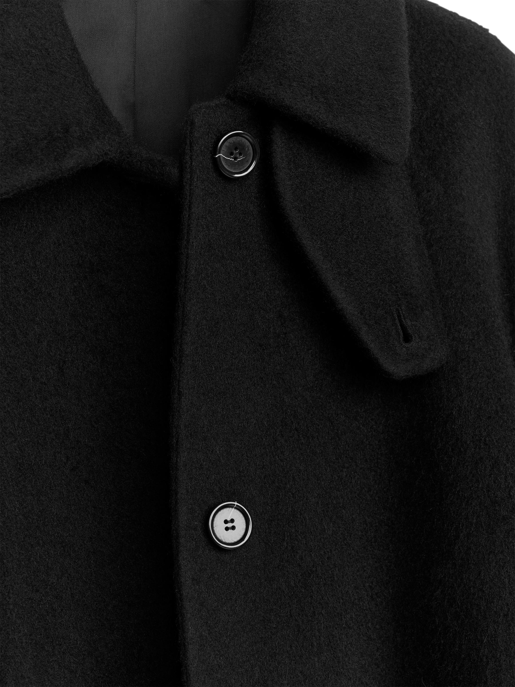 Oversized Wool Coat - Black - Oversized - Women - StillMedia/DescriptiveDetail - 1