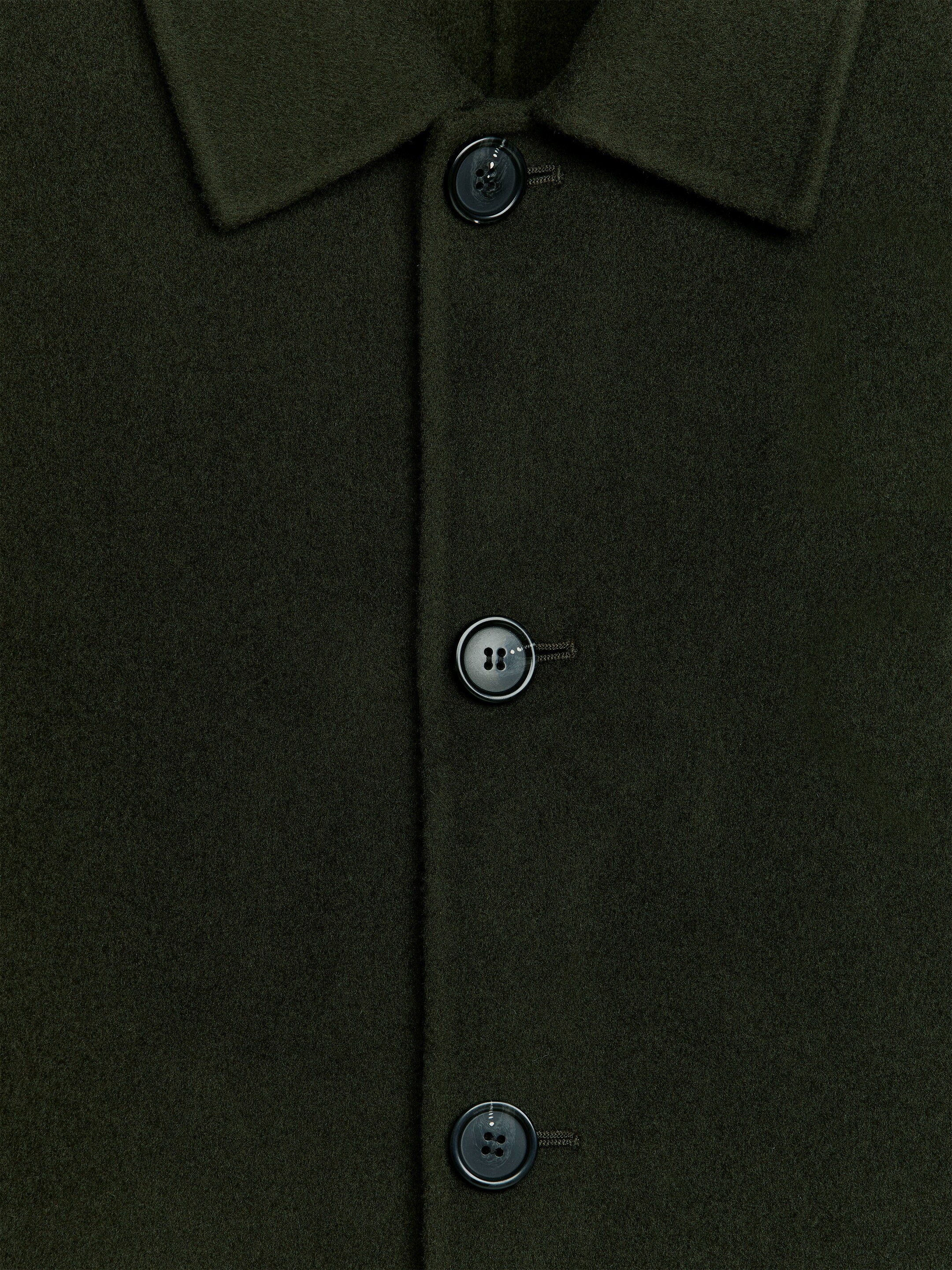 Agrandir l'image: Manteau en laine mélangée double face - Vert foncé - HOMME | H&M CH 2