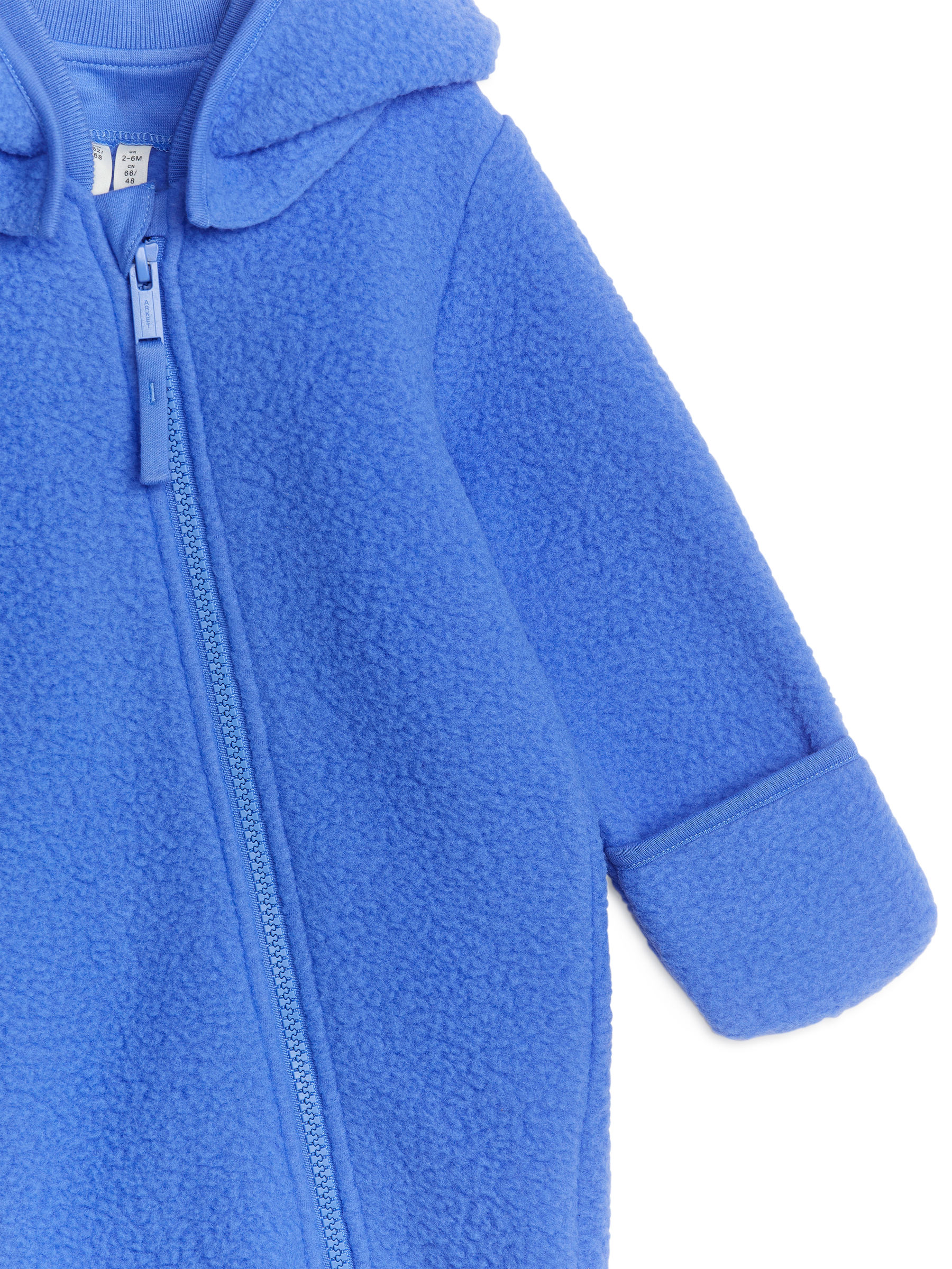 Hooded Pile Overall - Blue - Children - StillMedia/DescriptiveDetail - 3