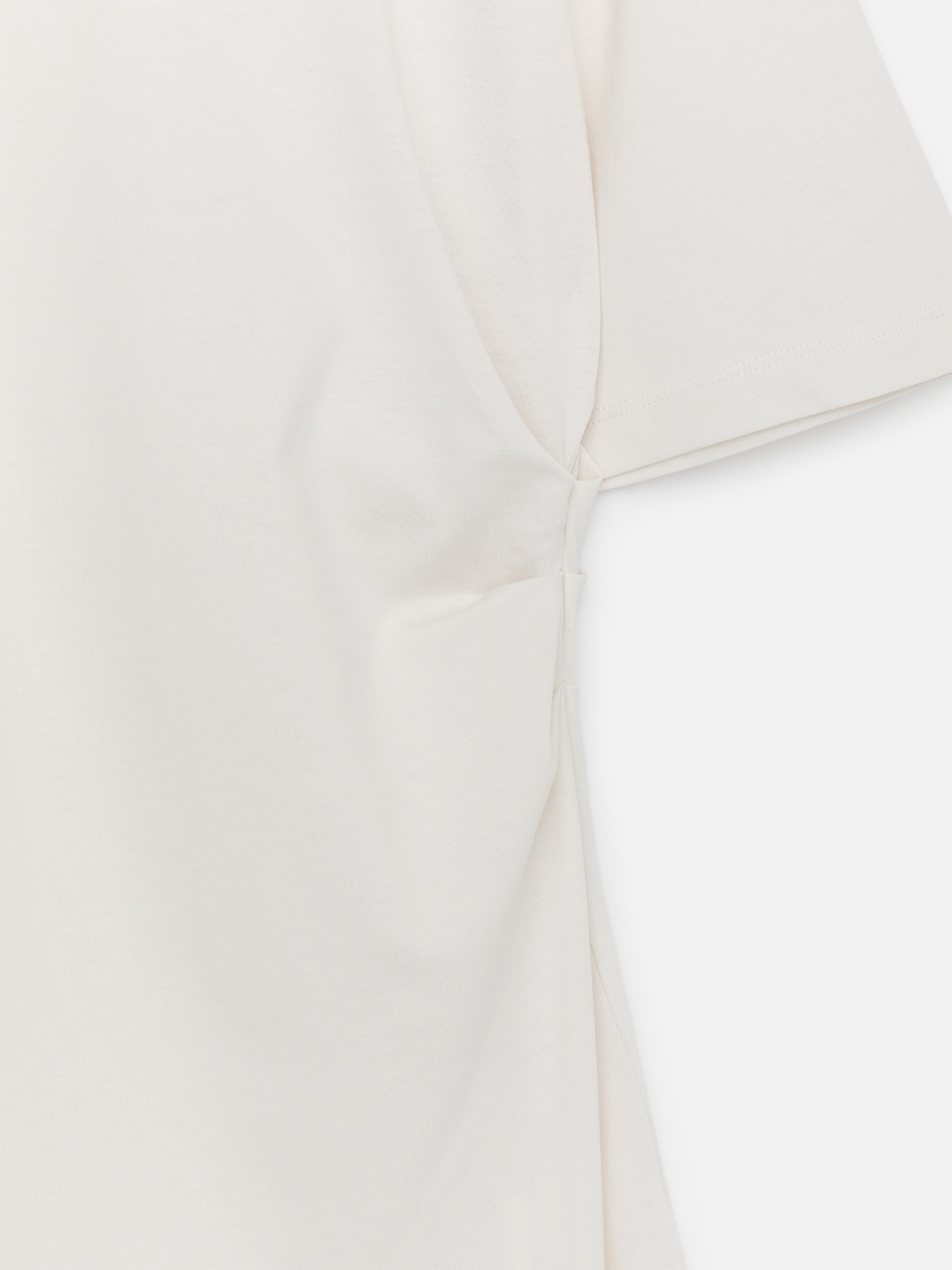 Draped T-Shirt - White - Regular fit - Women - StillMedia/DescriptiveStillLife - 2