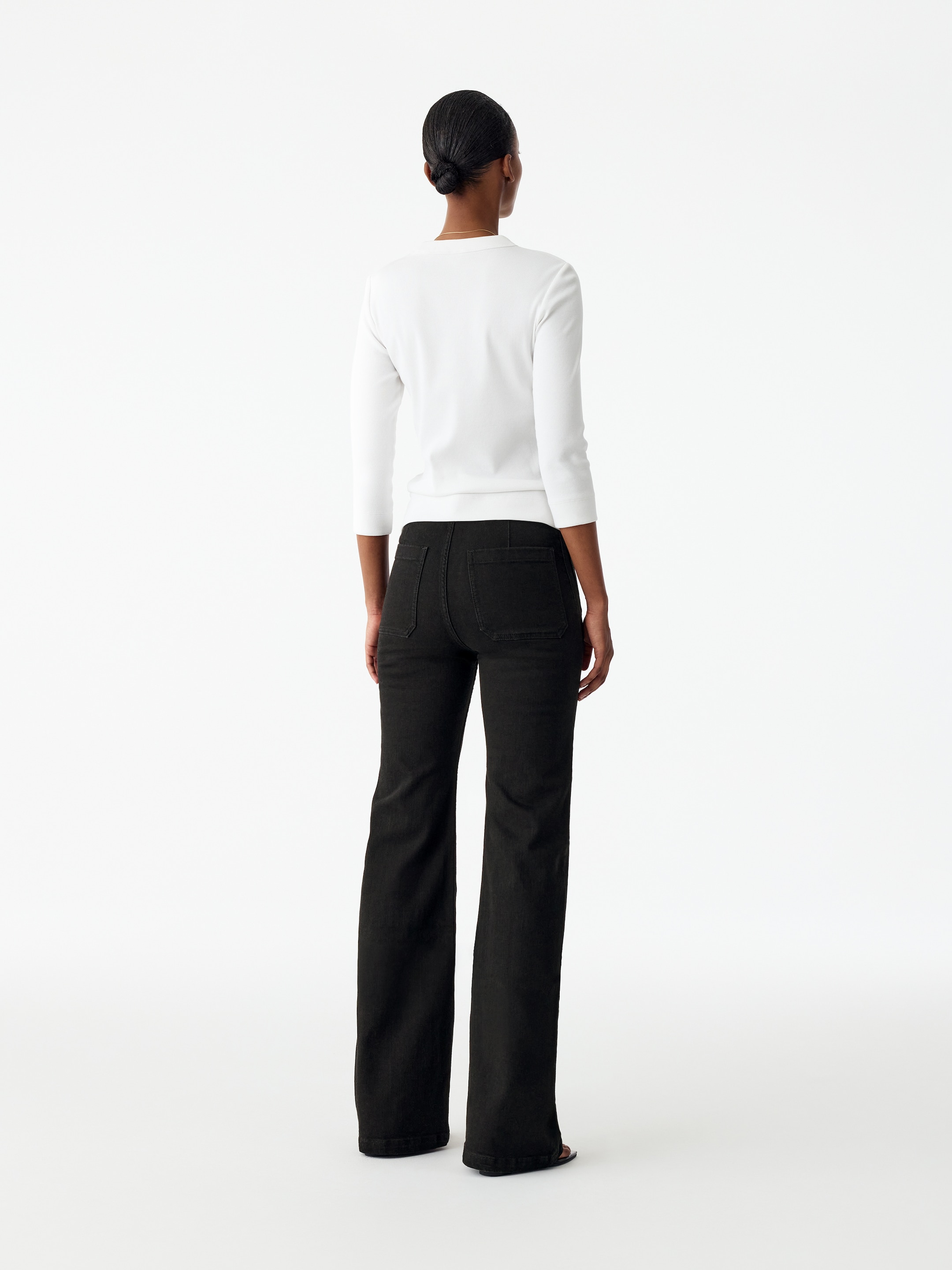 Vaqueros flared SPRUCE - Negro - Corte ajustado - women - StillMedia/Lookbook - 3