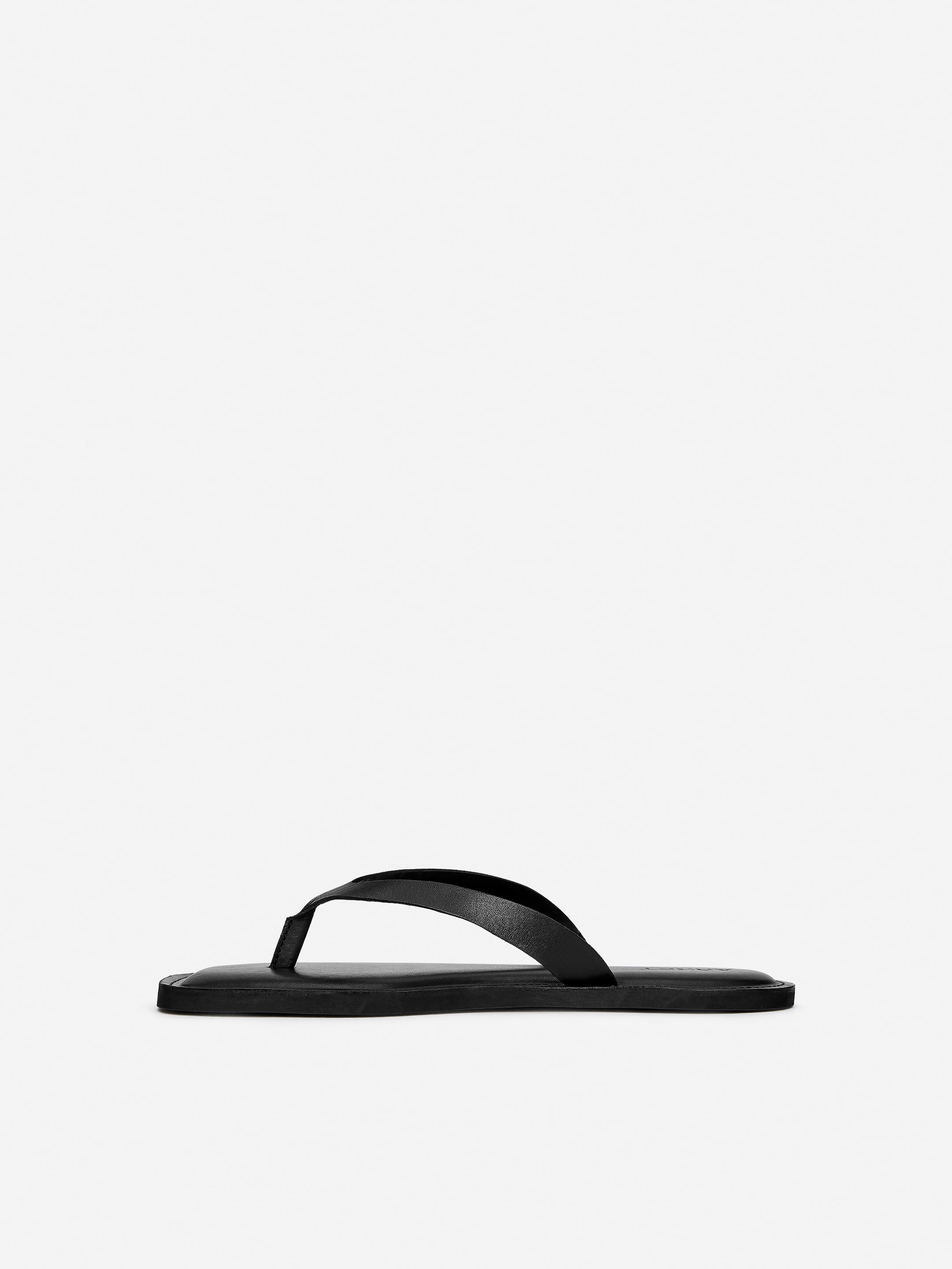 Zehentrenner aus Leder - Schwarz - Damen - StillMedia/DescriptiveStillLife - 4