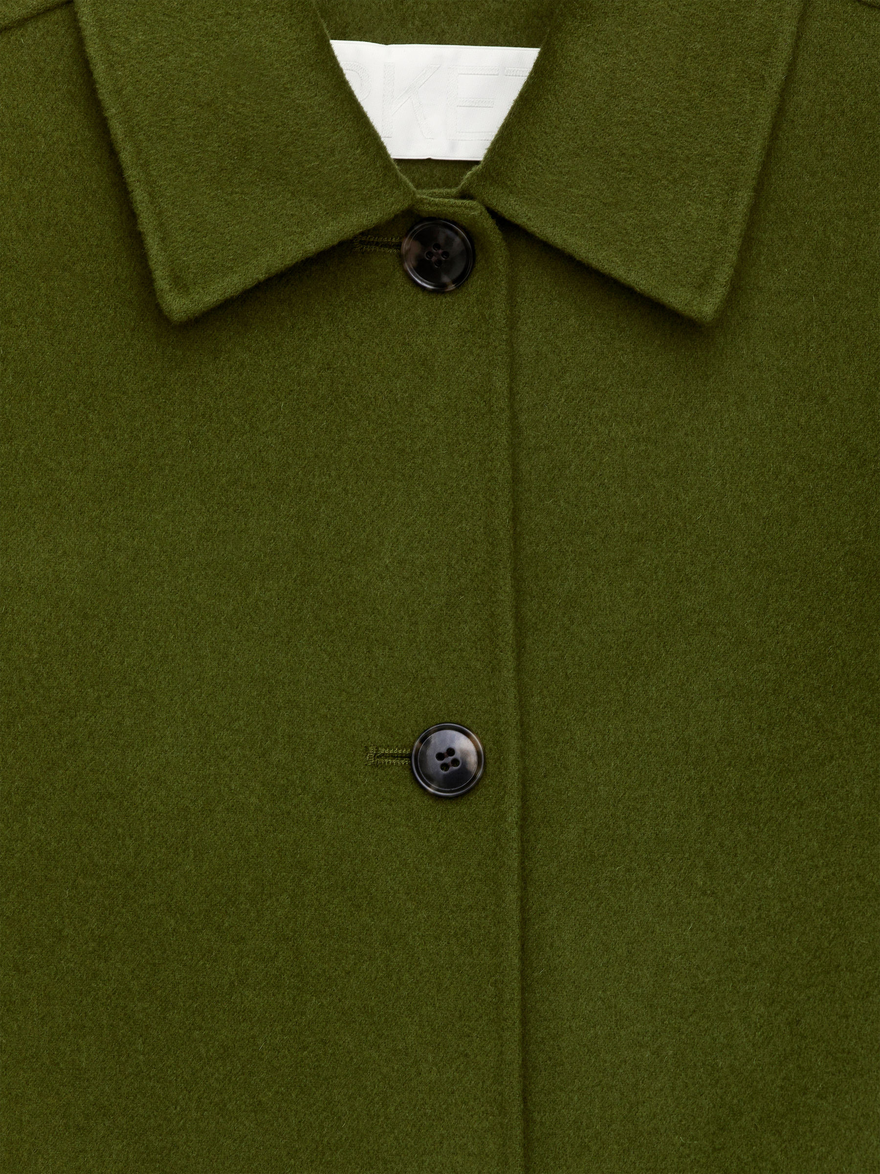 Doublé Wool-Blend Overshirt - Green - Regular fit - Women - StillMedia/DescriptiveDetail - 2