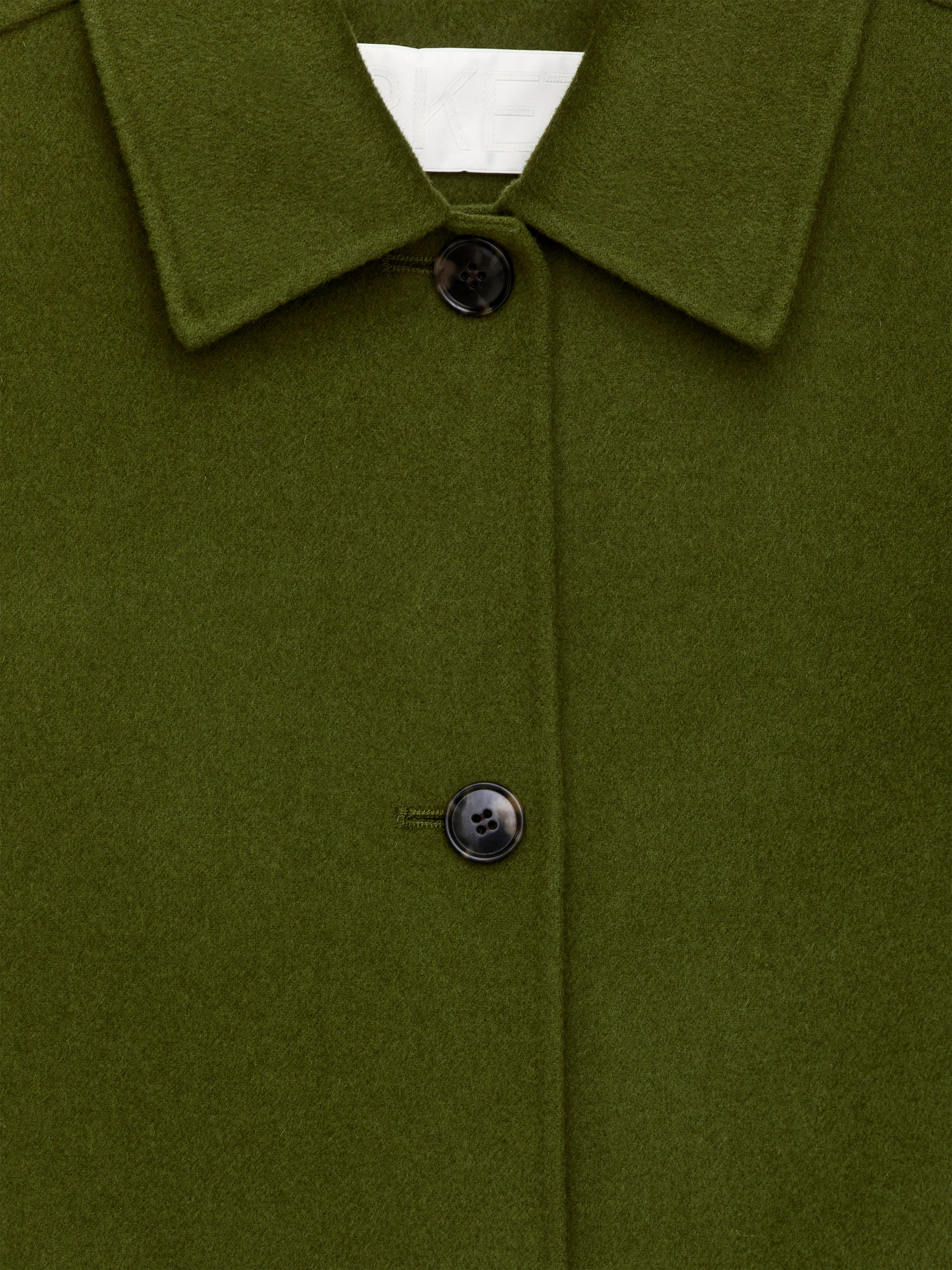 Doublé Wool-Blend Overshirt - Green - Regular fit - Women - StillMedia/DescriptiveDetail - 2