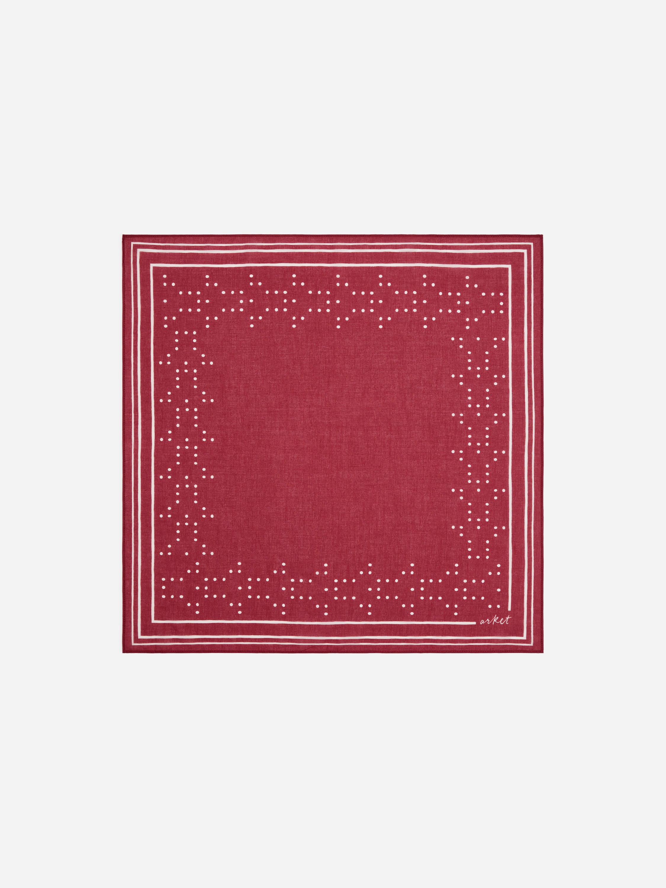 Bawełniana bandana - Czerwony/Biały/Zielony/Niebieski/krata