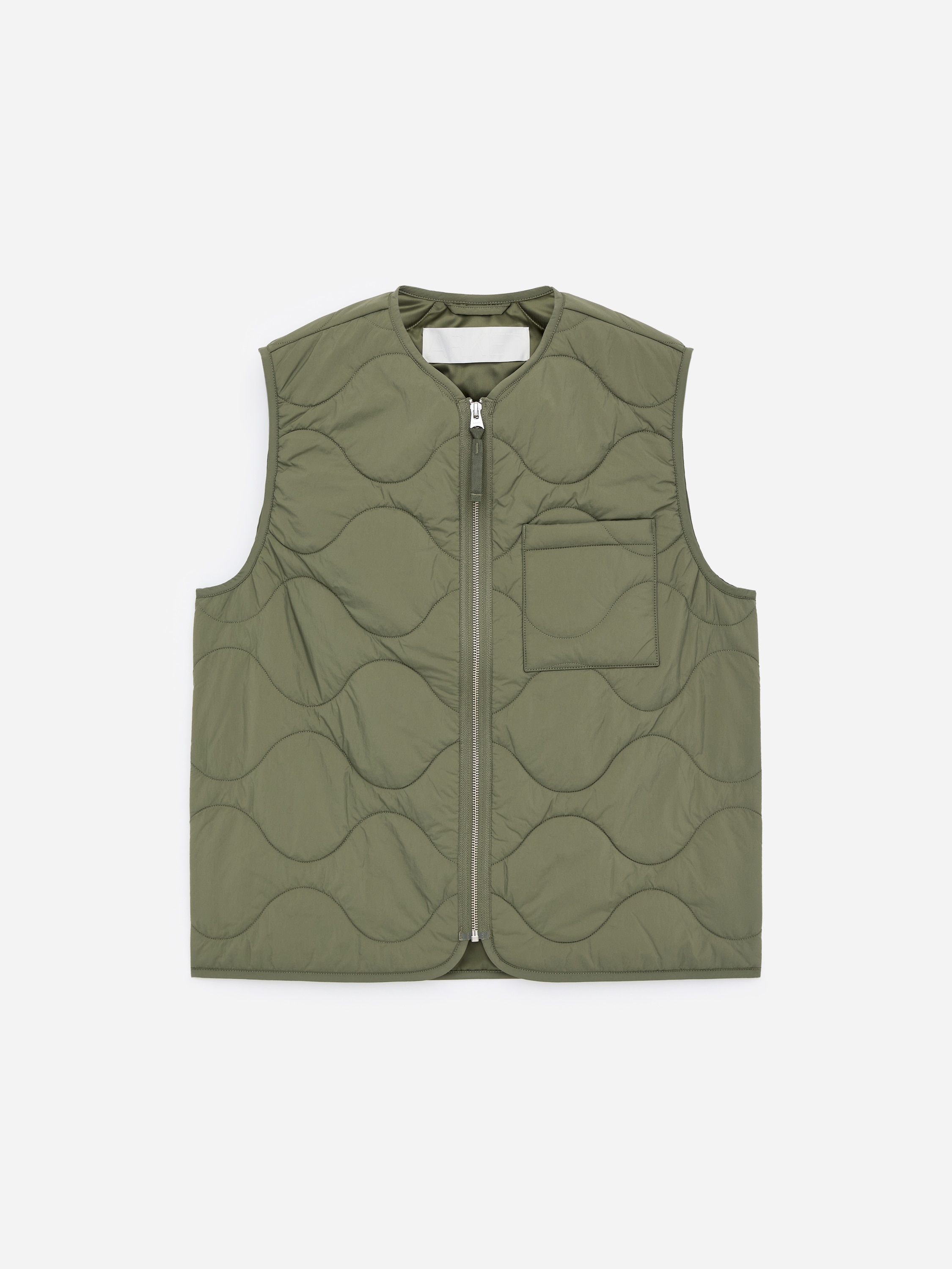 Gesteppte 2-in-1-Liner-Weste - Grün/Hellgrau/Dunkelblau/Schwarz/Rotbraun