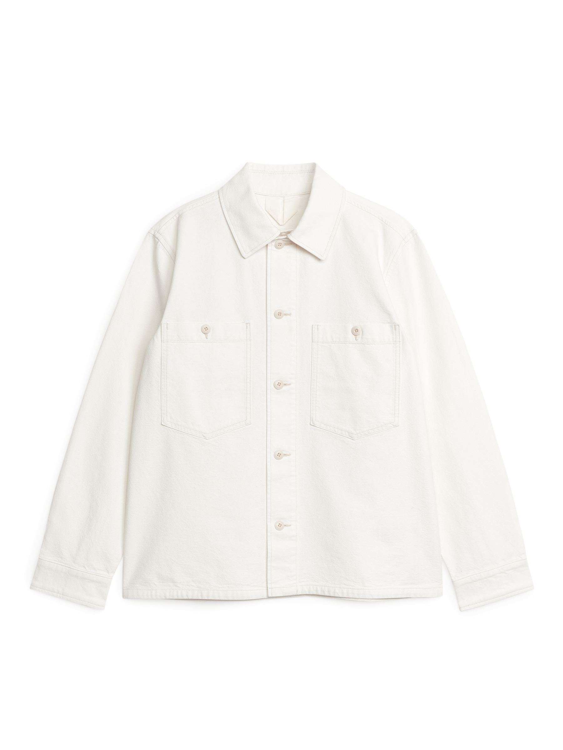 Cotton Canvas Utility Jacket - Off-White - Loose fit - Men - StillMedia/DescriptiveStillLife - 1