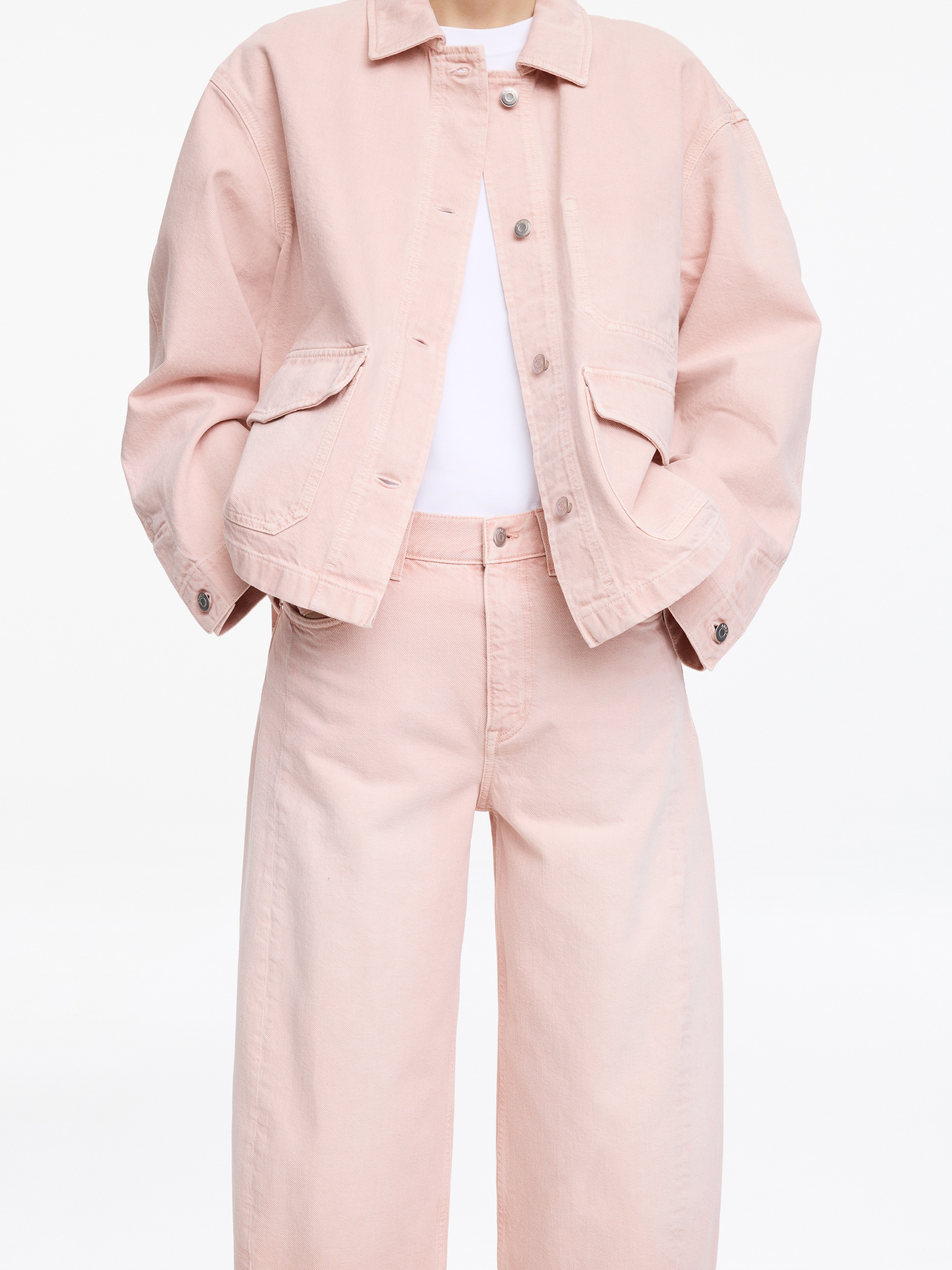 Vaqueros de pernera barril BLOOM - Rosa - Corte relajado - Women - StillMedia/Lookbook - 6