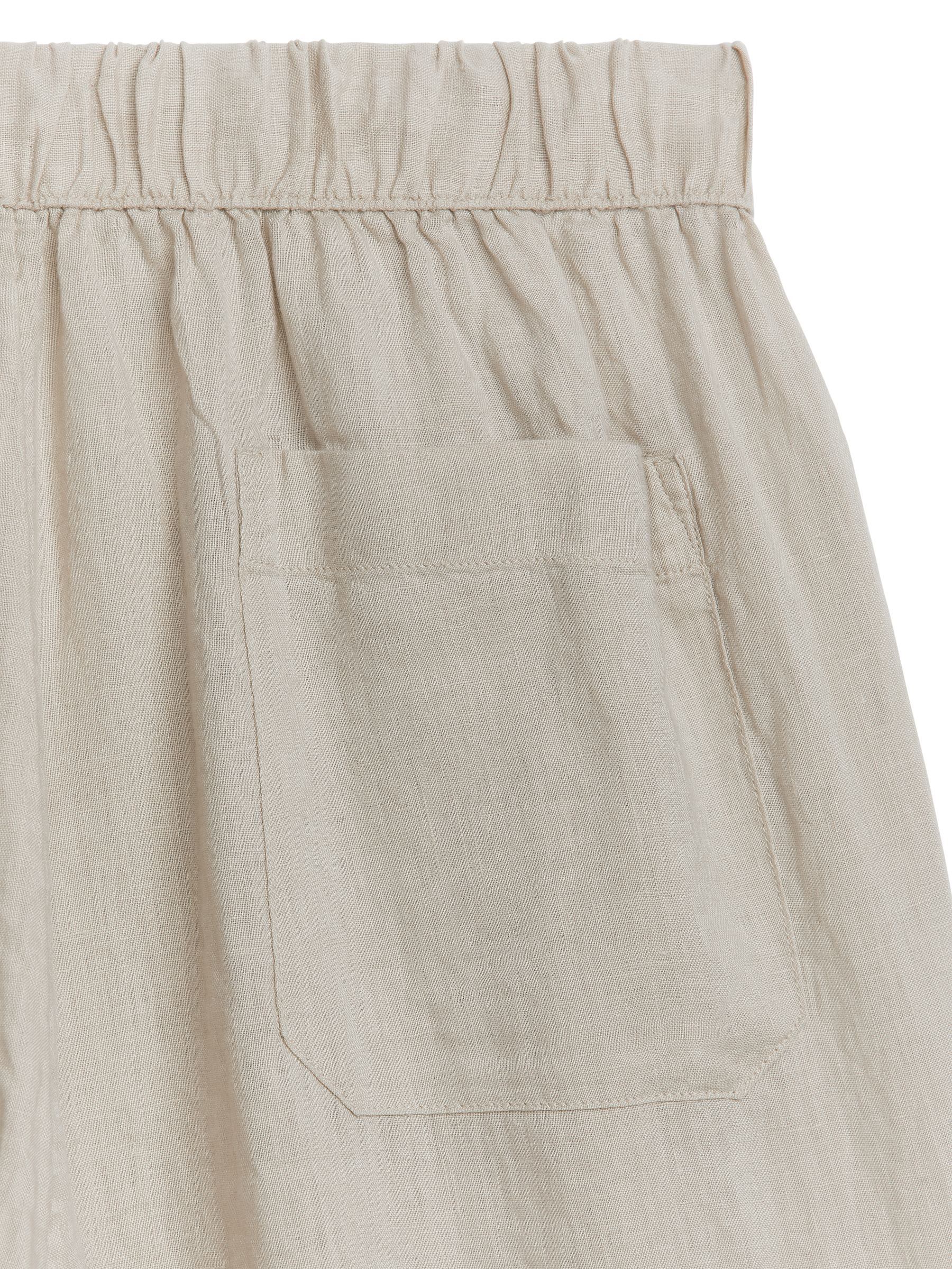 Leinenhose mit Schnürung - Beige - Loose Fit - Herren - StillMedia/DescriptiveDetail - 2