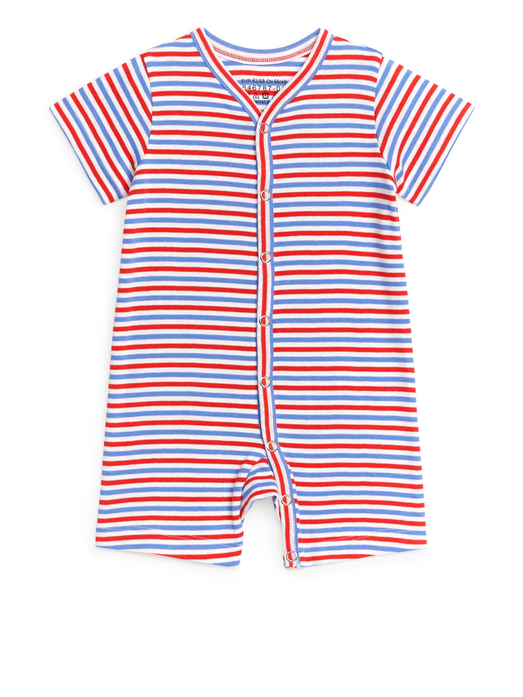 Kurzärmeliger Schlafstrampler - Rot/Weiß/Blau - Regular Fit - Kinder - StillMedia/DescriptiveStillLife - 3