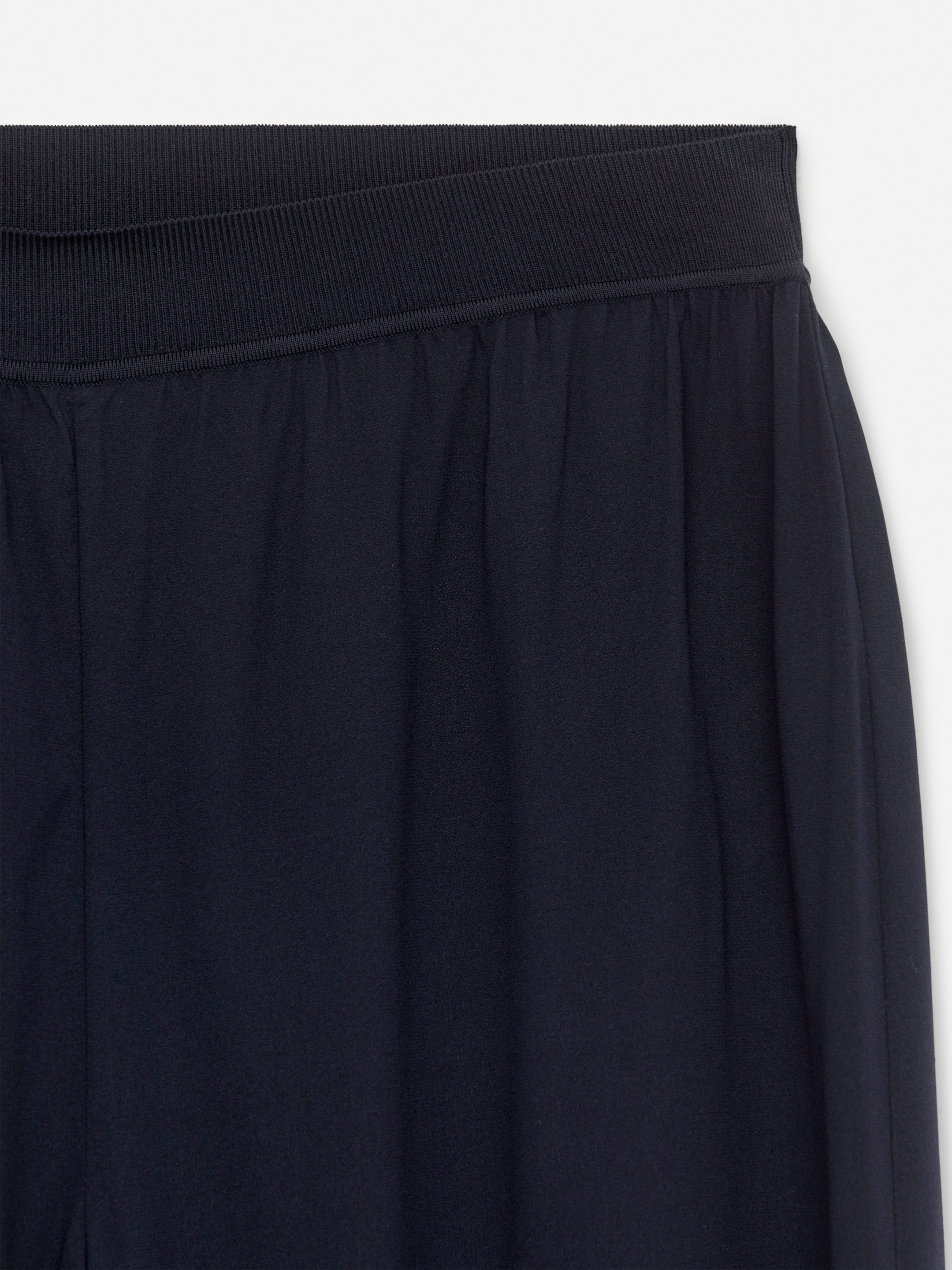 Hose aus Seidenkrepp - Dunkelblau - Regular Fit - Damen - StillMedia/DescriptiveDetail - 2