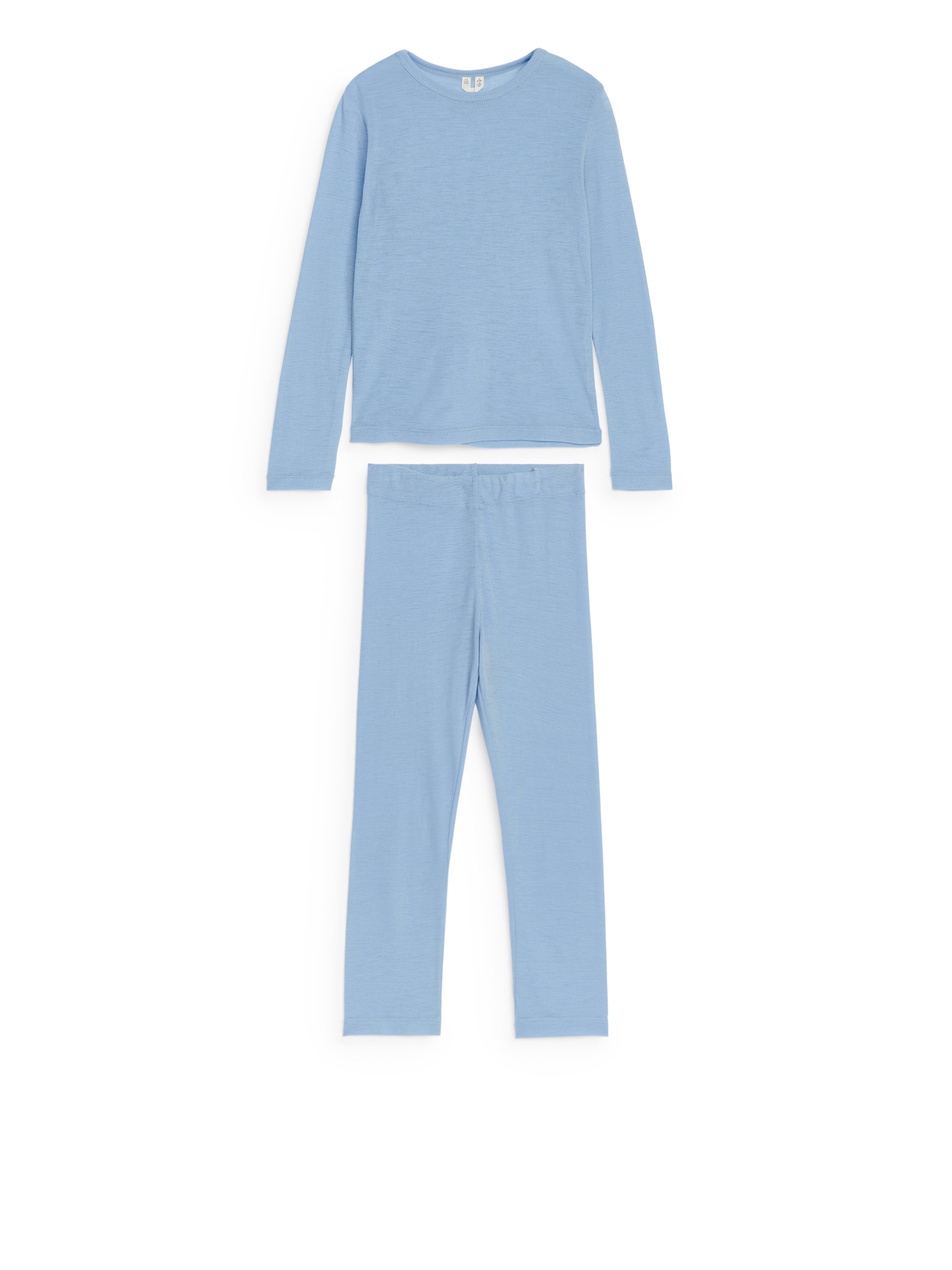 Set aus Merinowolle - Hellblau - 1