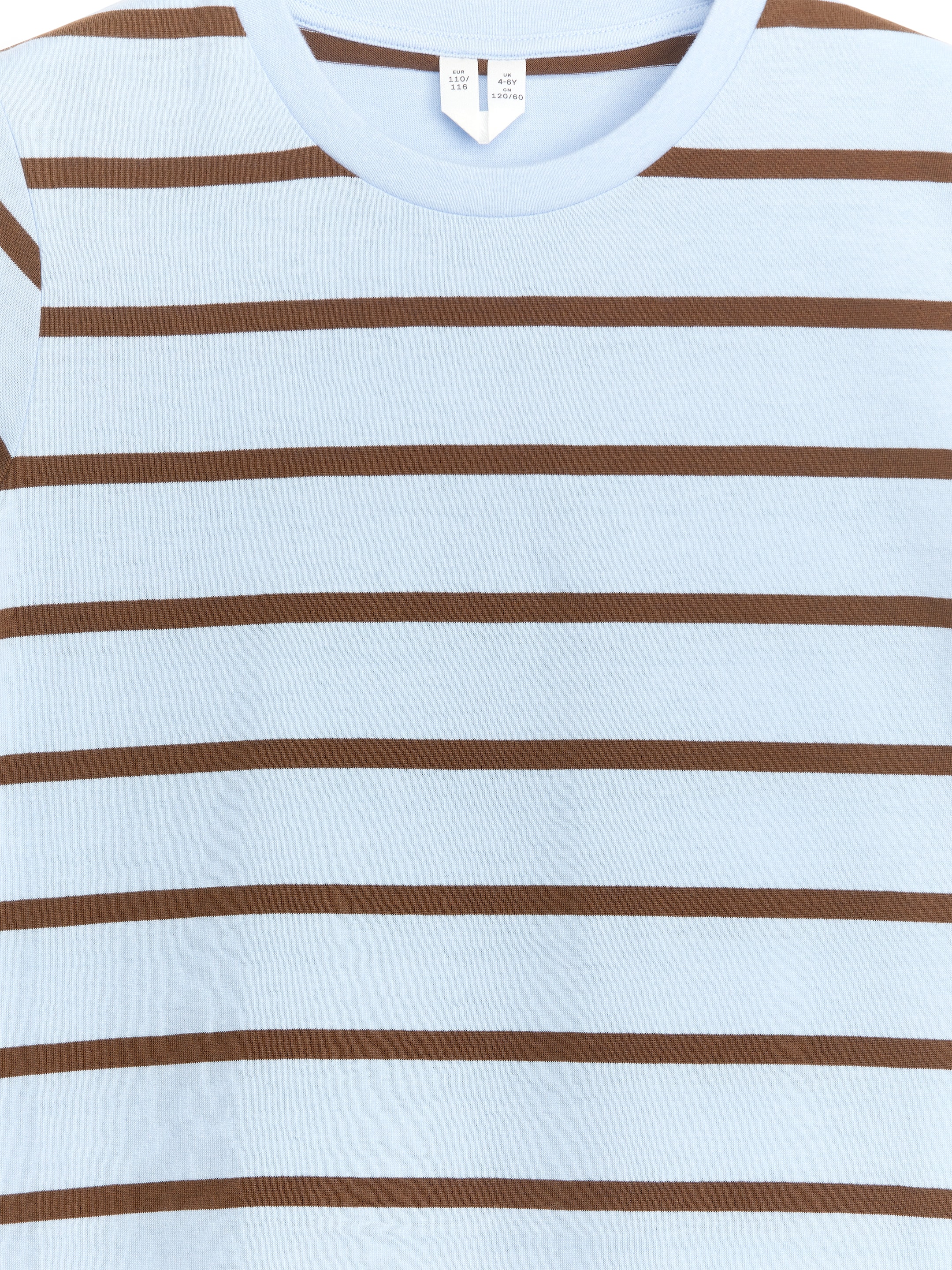 Stripe T-Shirt - Blue/Brown - Loose fit - Children - StillMedia/DescriptiveDetail - 3