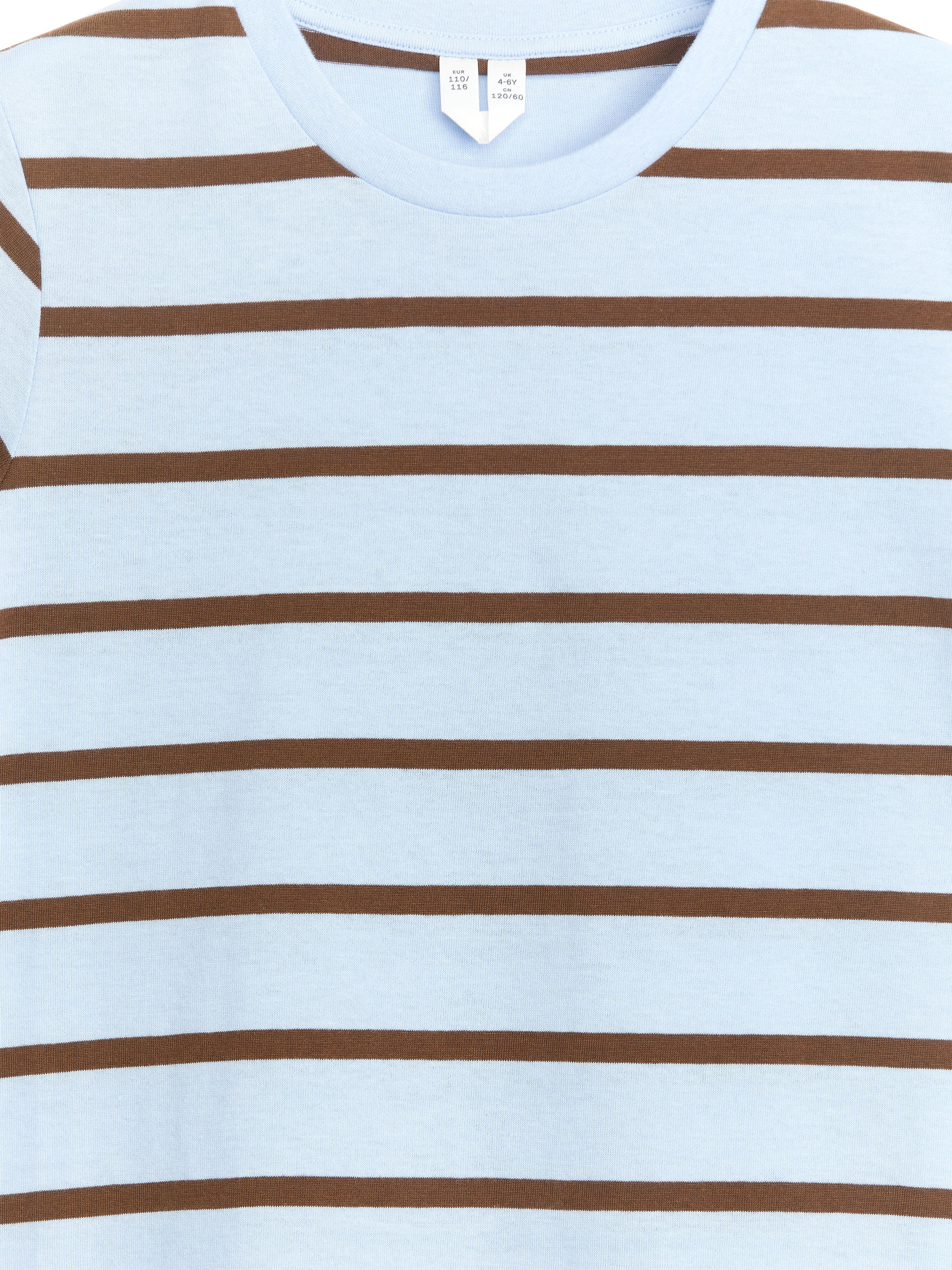 Stripe T-Shirt - Blue/Brown - Loose fit - Children - StillMedia/DescriptiveDetail - 3