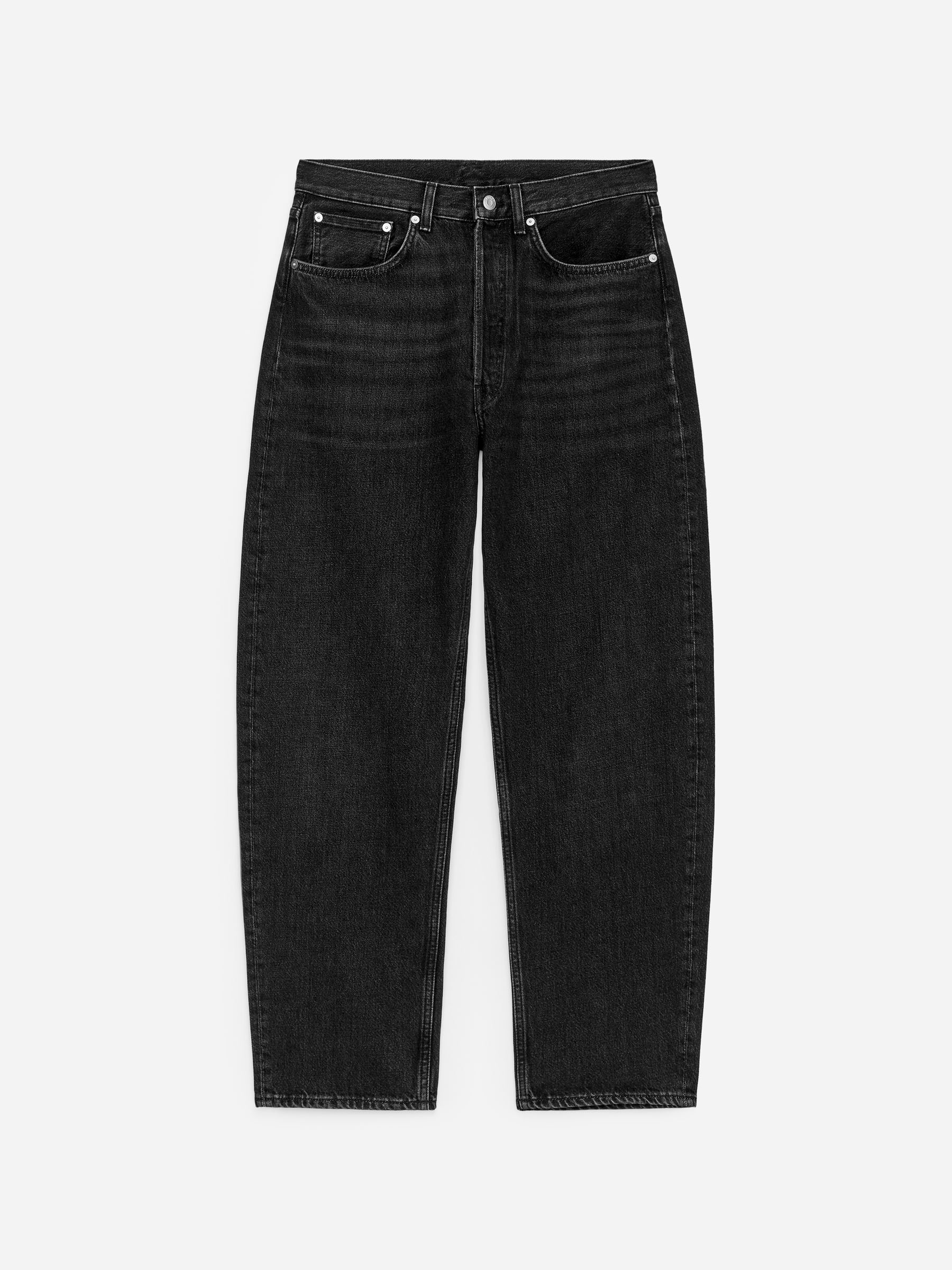 CREEK Relaxed Barrel Jeans-Grau-17555