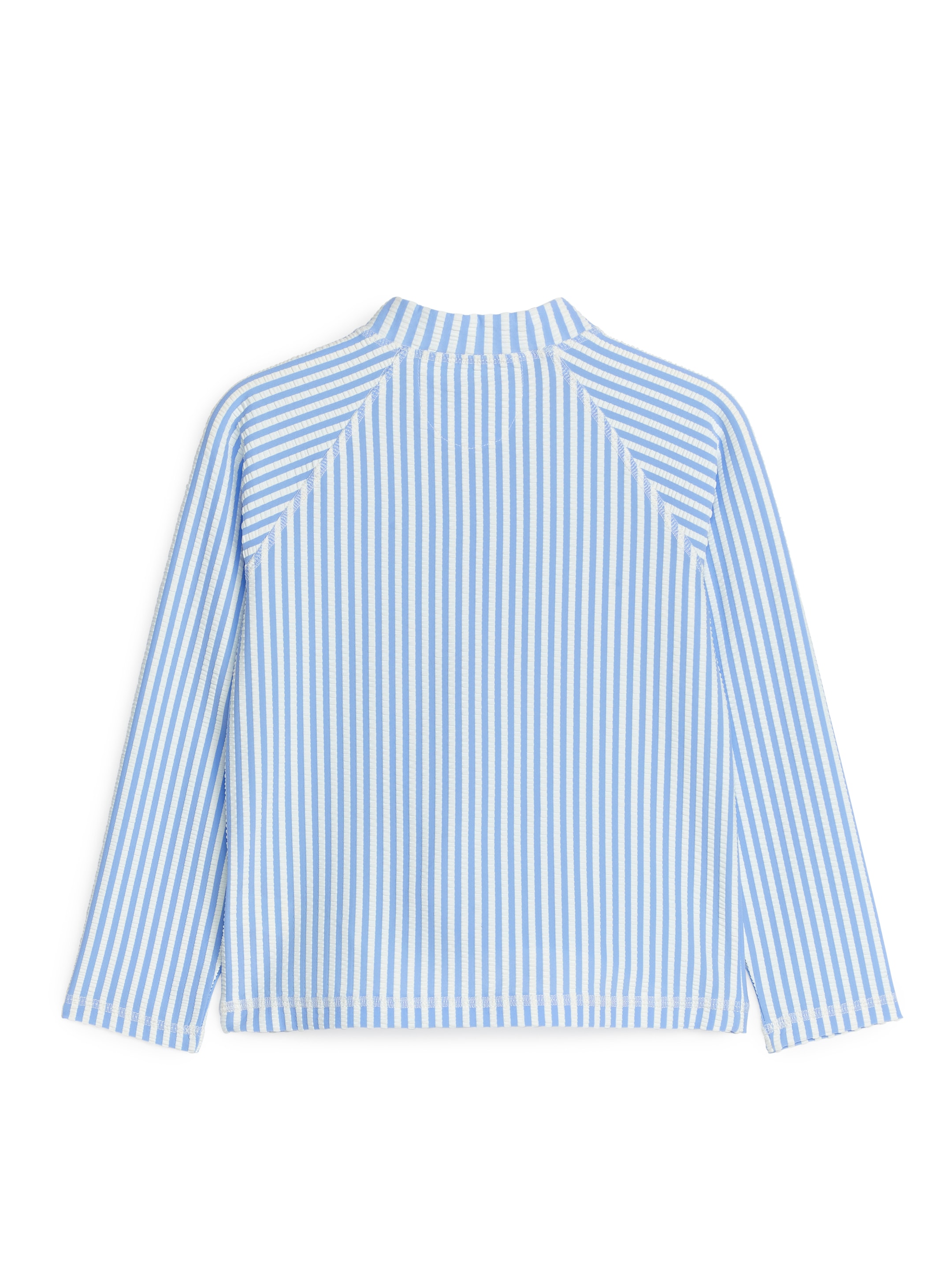 Zobacz większy obraz: Long-Sleeve UV Seersucker Top - Jasnoniebieski/Biały - Dziecko | H&M PL 2