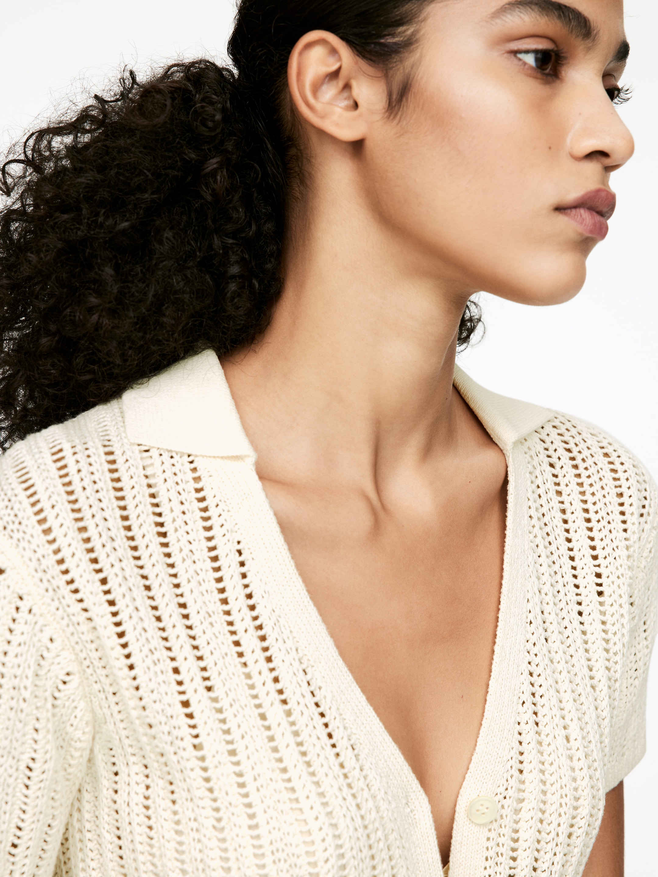 Grotere afbeelding bekijken: Opengebreide top - Beige - DAMES | H&M BE 5