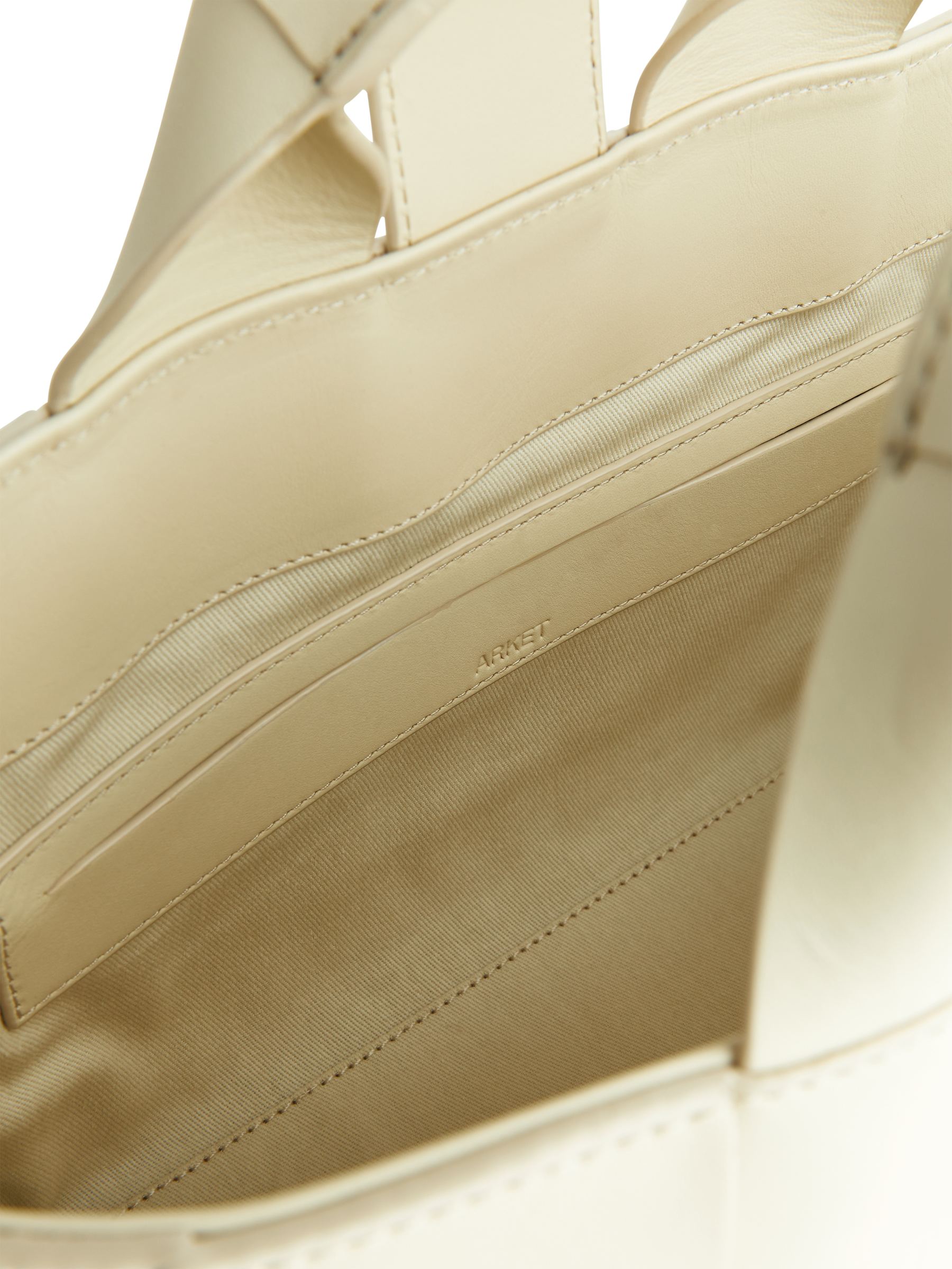 Borsa in pelle intrecciata - Bianco sporco - Women - StillMedia/DescriptiveDetail - 3