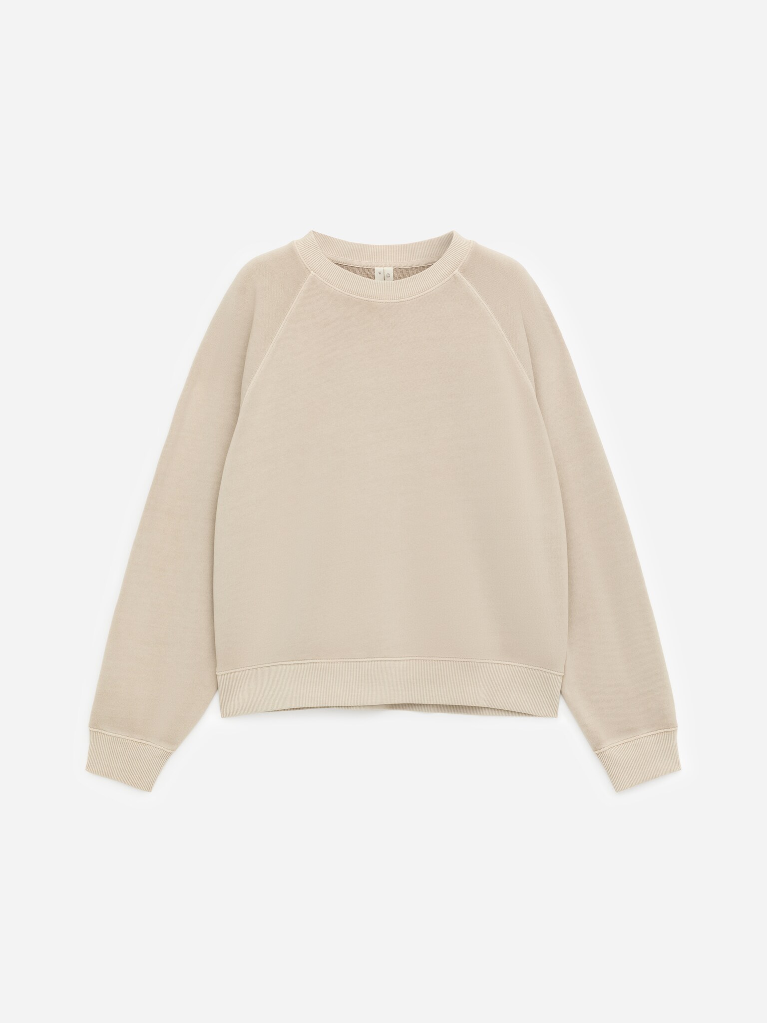 Sweat en éponge - Beige poudré/Marron foncé/Noir/Gris chiné/Bleu foncé/Vert/Bleu - 2