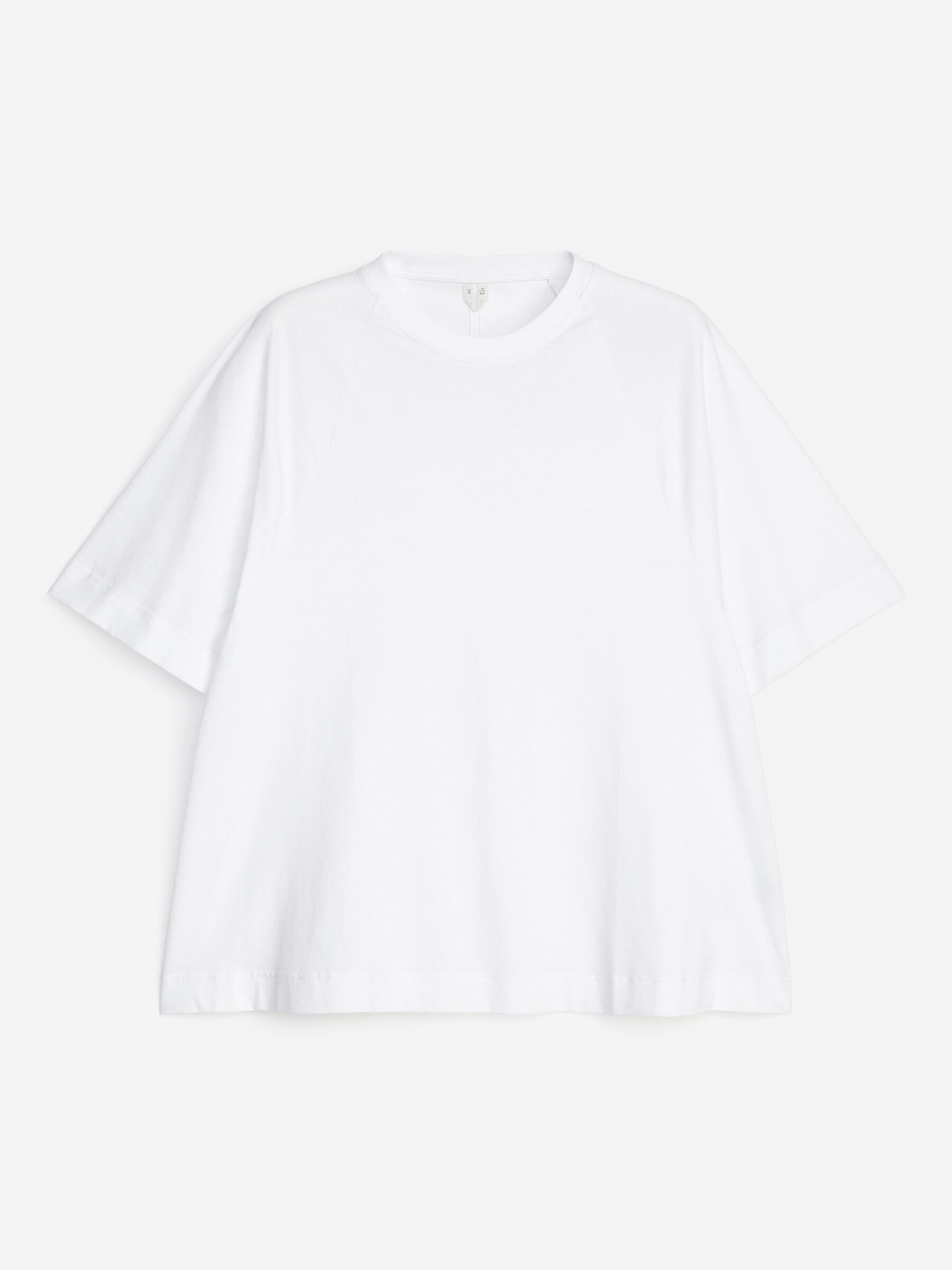 A-Line Cotton T-Shirt - White - Regular fit - Women - StillMedia/DescriptiveStillLife - 1