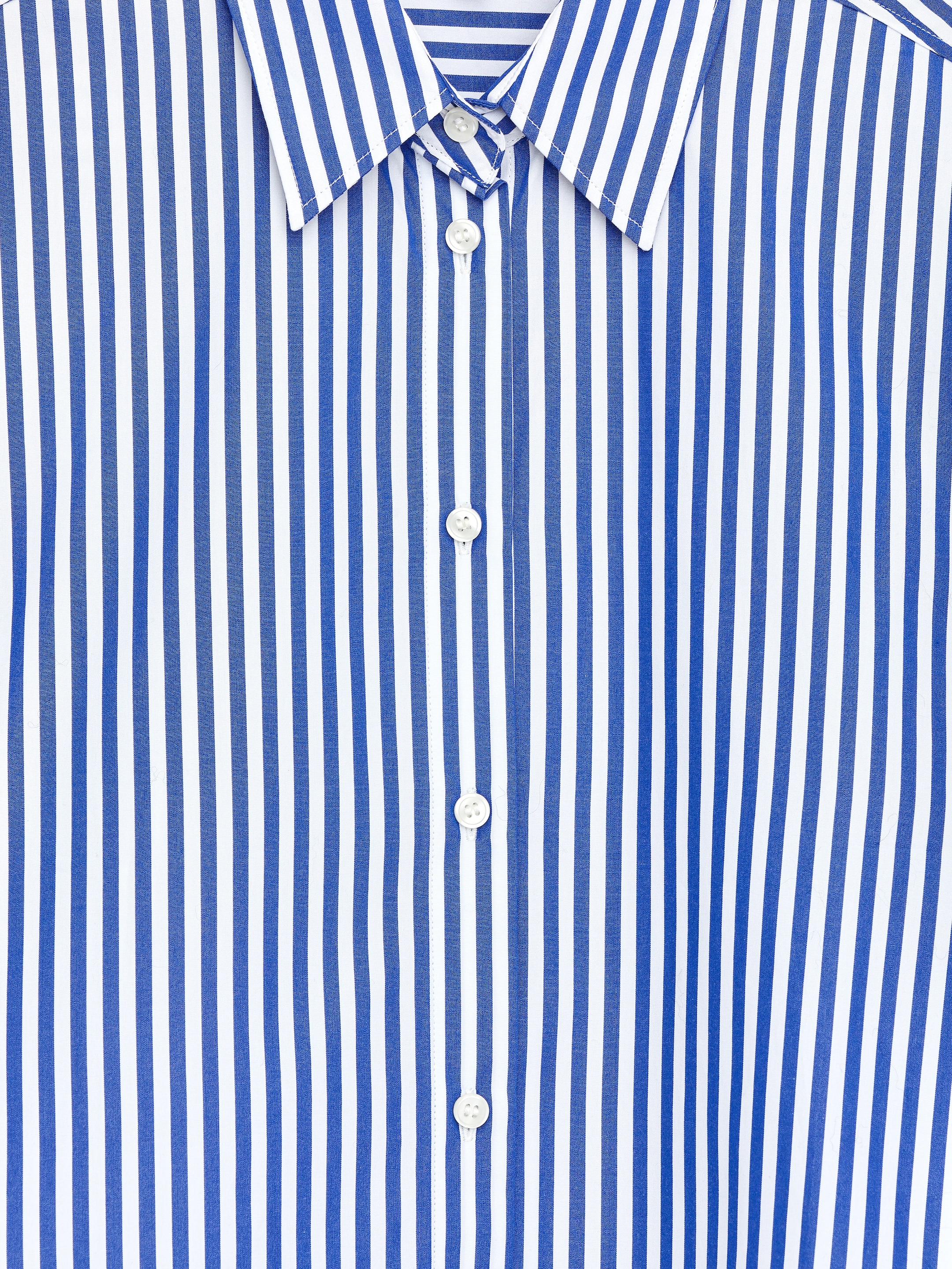 Visualizza immagine più grande: Camicia in popeline dalla vestibilità rilassata - Blu/Bianco - DONNA | H&M IT 2