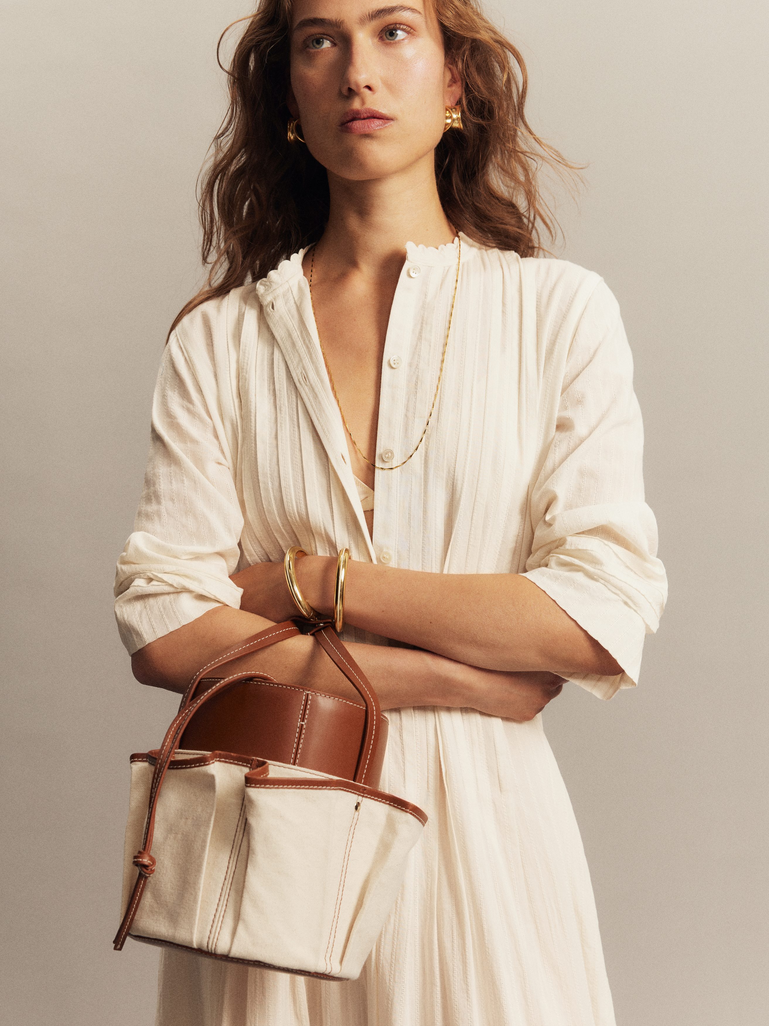 Two-In-One Bucket Bag - Brown/Beige - Women - StillMedia/Lookbook - 1