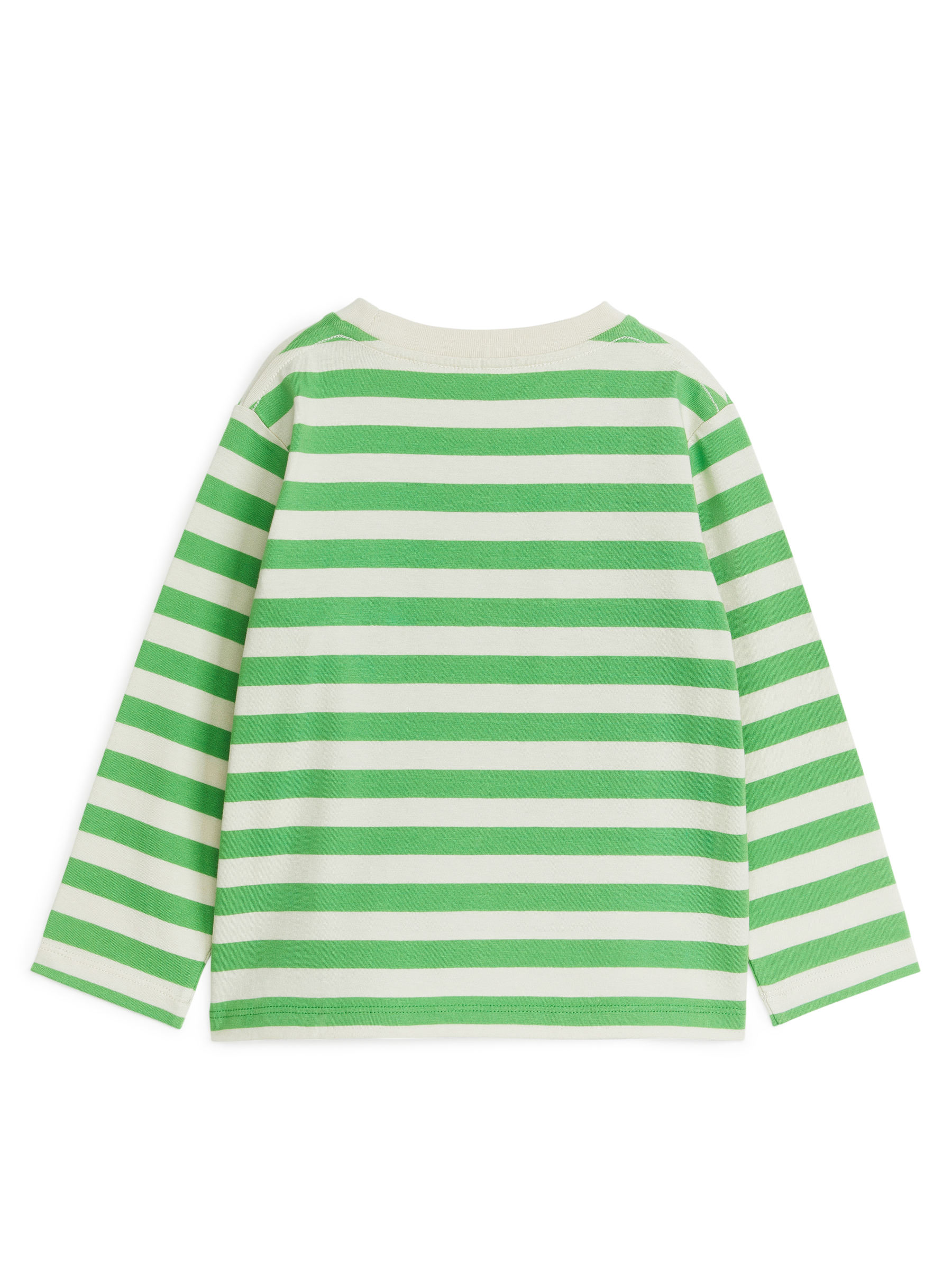 Long-Sleeved T-Shirt - Green/Off-White - Regular fit - Children - StillMedia/DescriptiveStillLife - 3