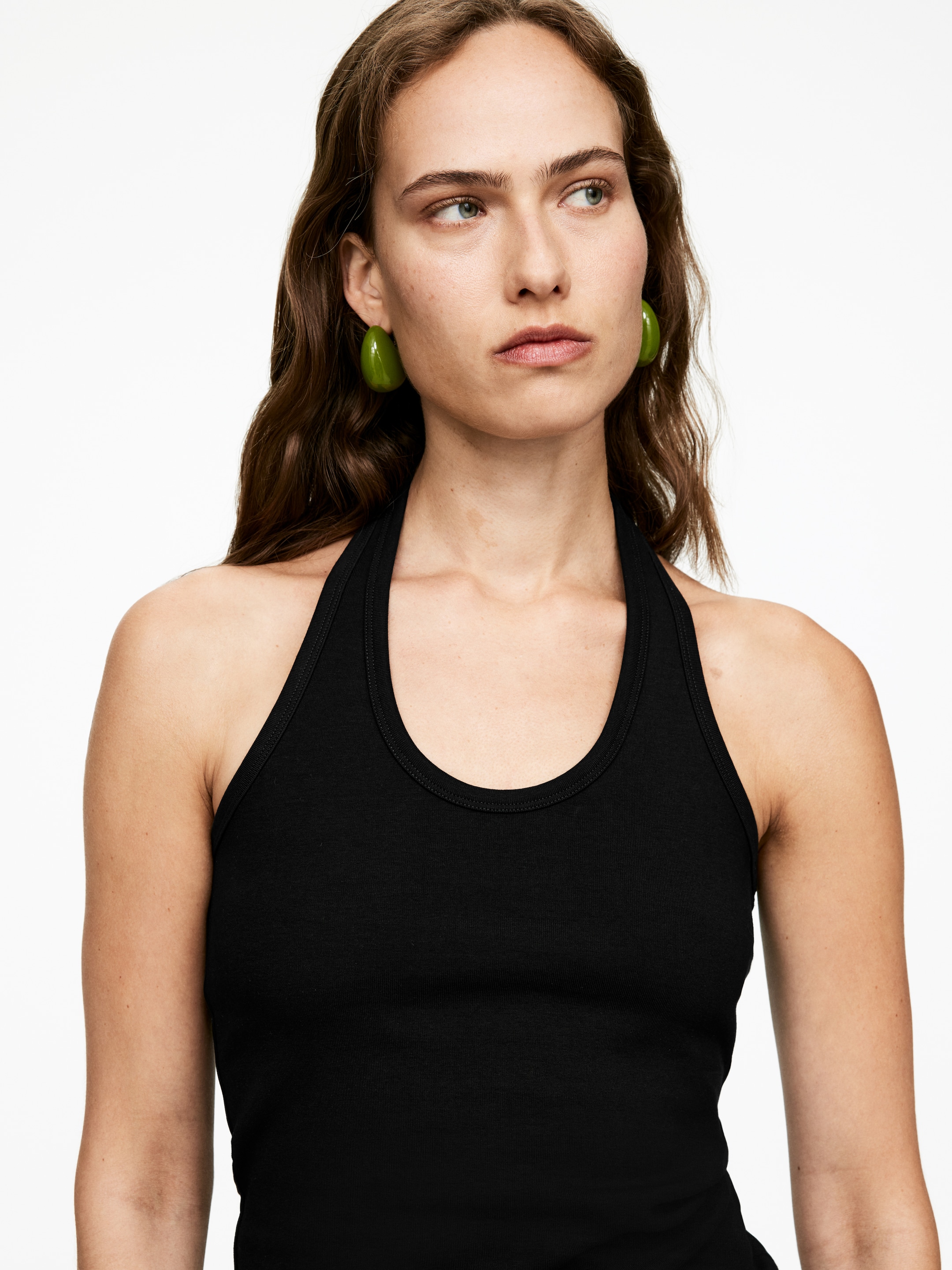Zobraziť väčší obrázok: Halterneck top - Black - ŽENY | H&M SK 3