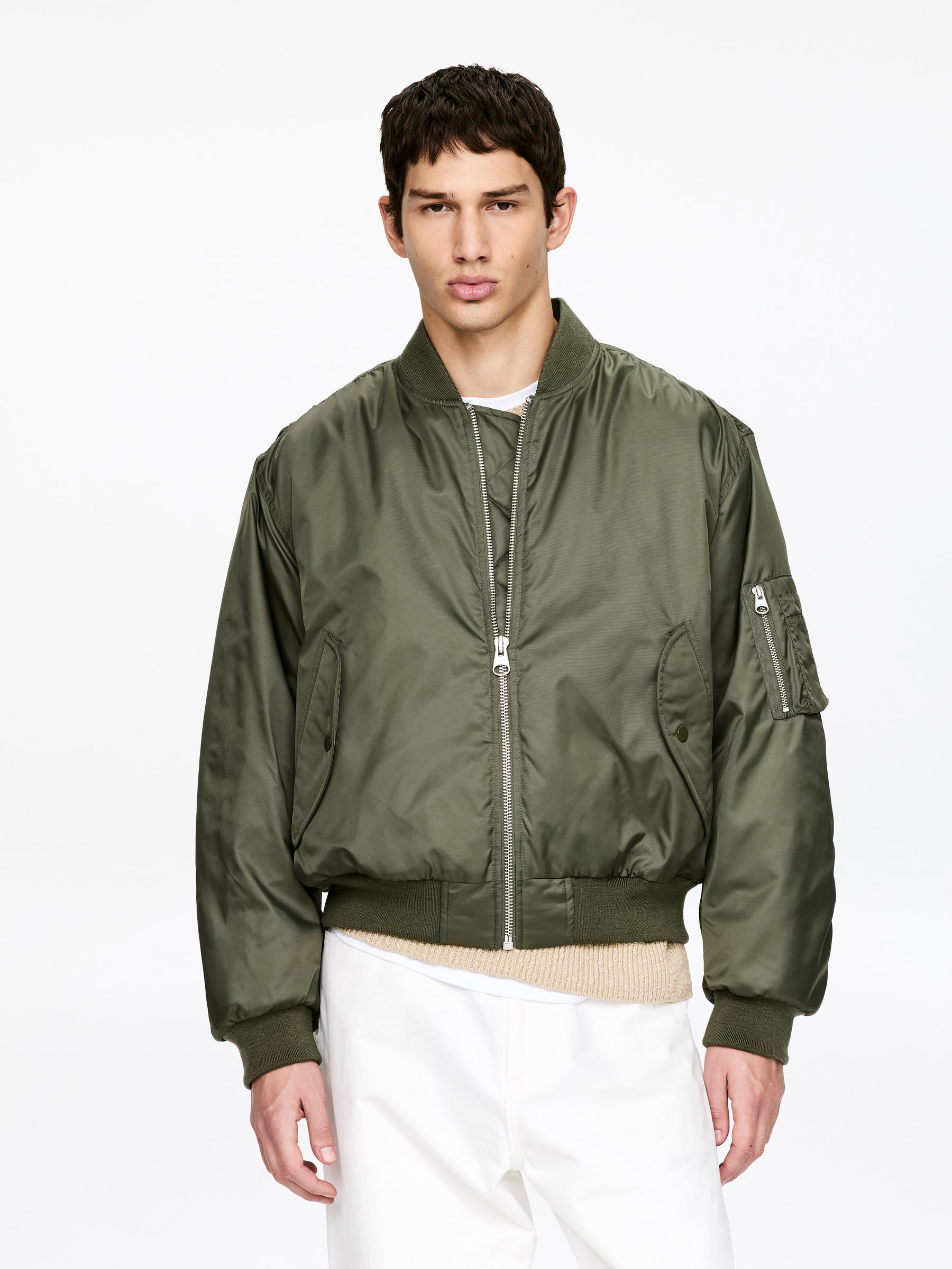 Nylonjacka - Grön - Relaxed fit - Men - StillMedia/Lookbook - 4